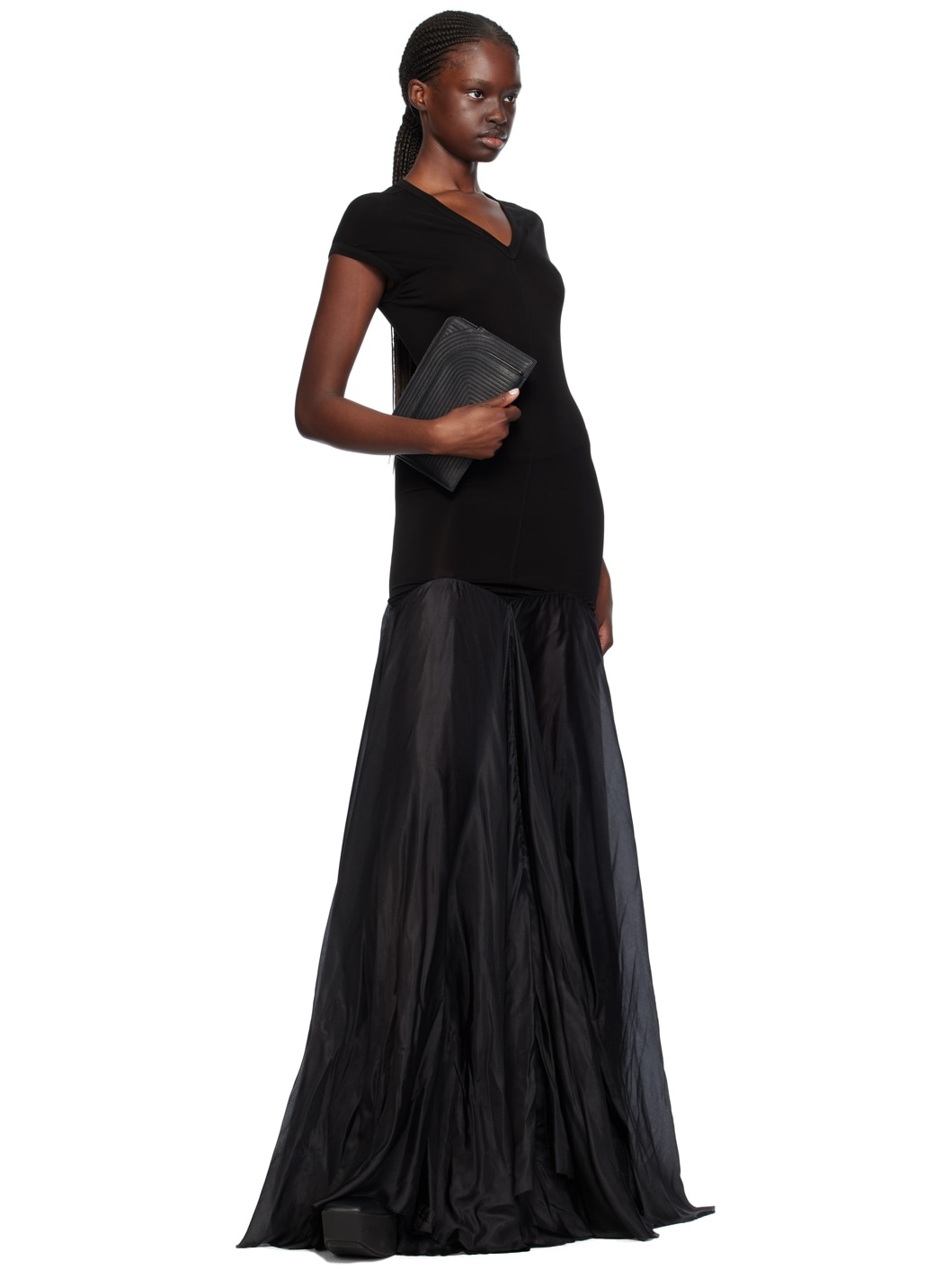Black Divine Maxi Dress - 4