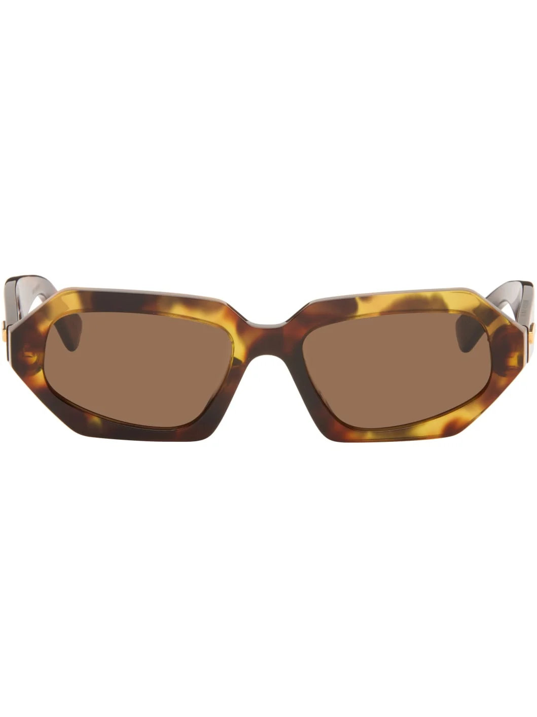 Brown Classic Oval Sunglasses - 1