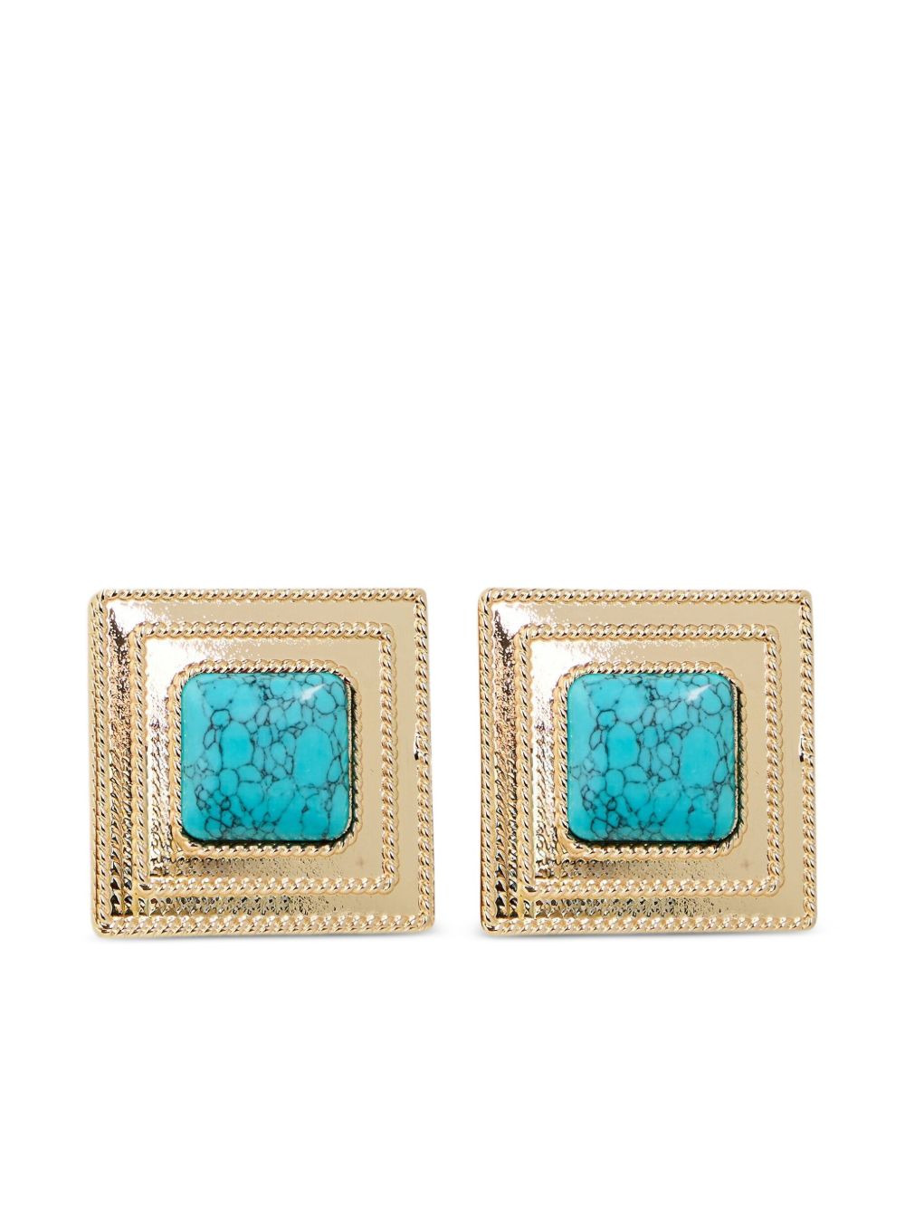 square-shape earrings - 1