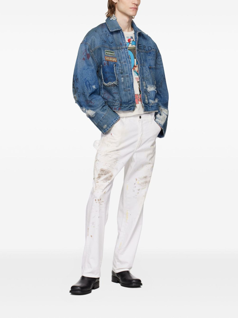 Paly paint-splatter trousers outlook