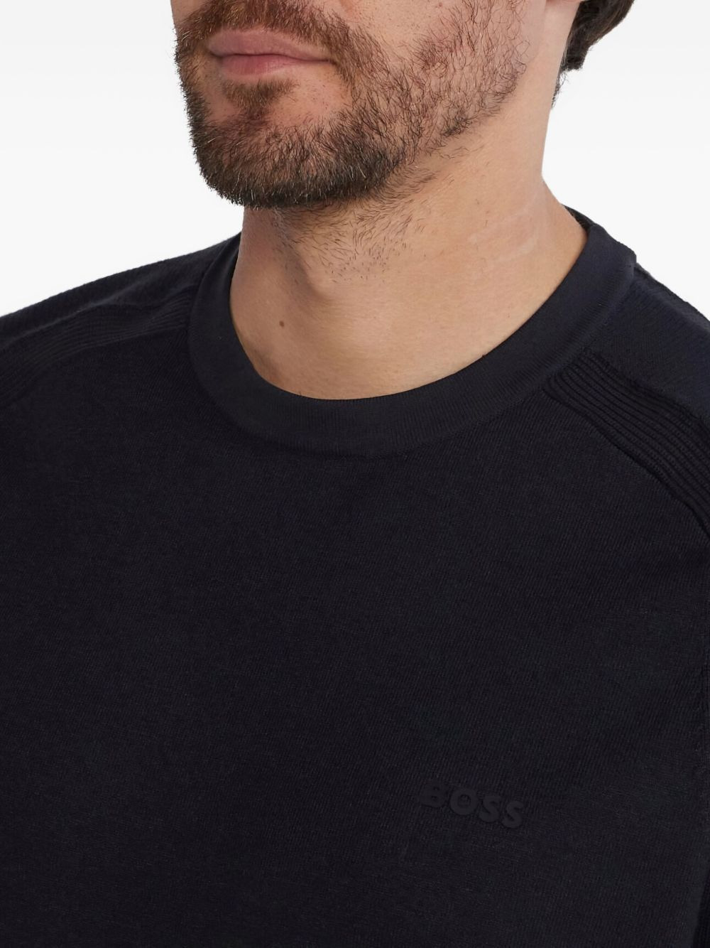 raglan-sleeve logo sweatshirt - 3