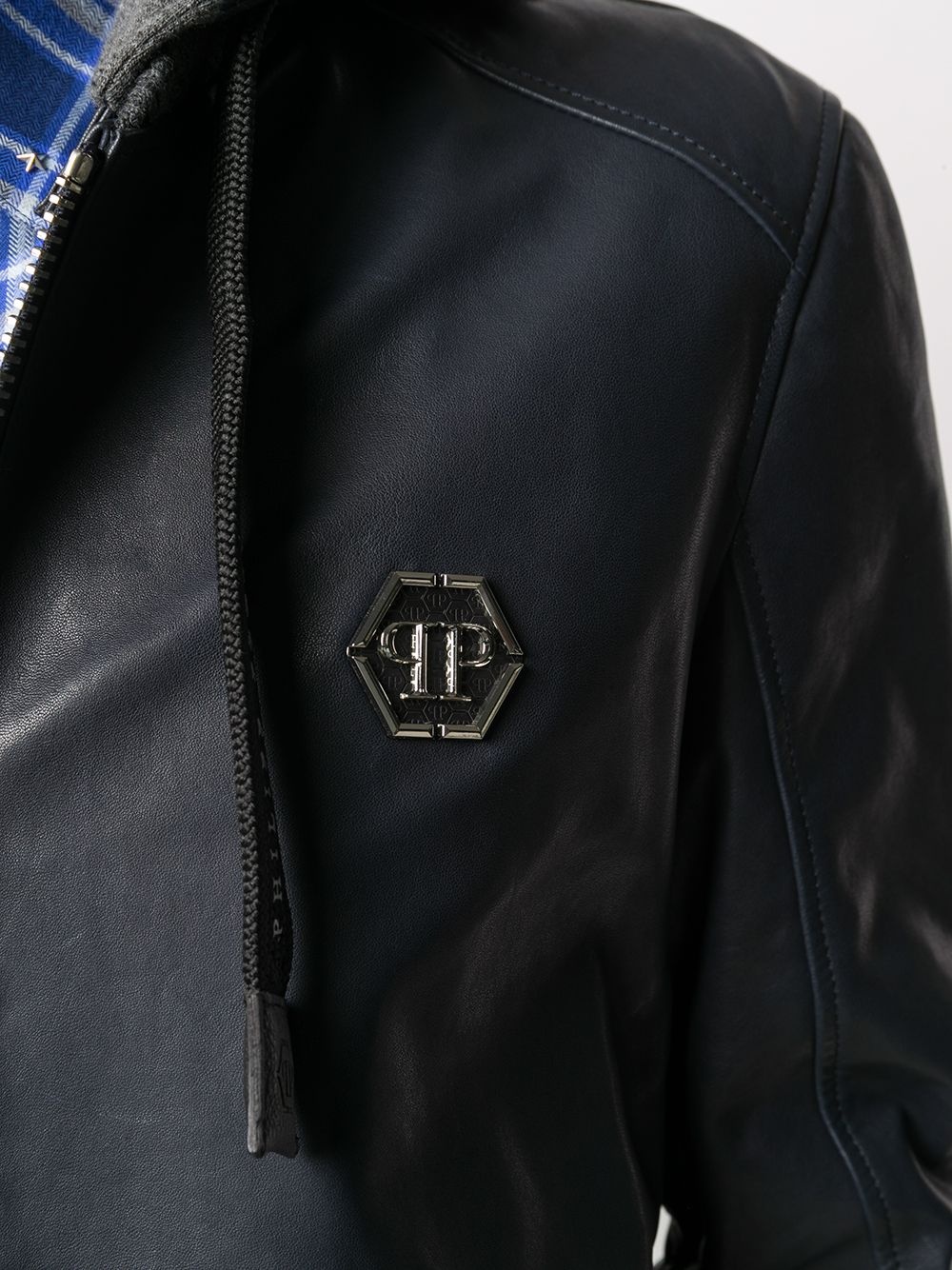 logo plaque bomber jacket - 5