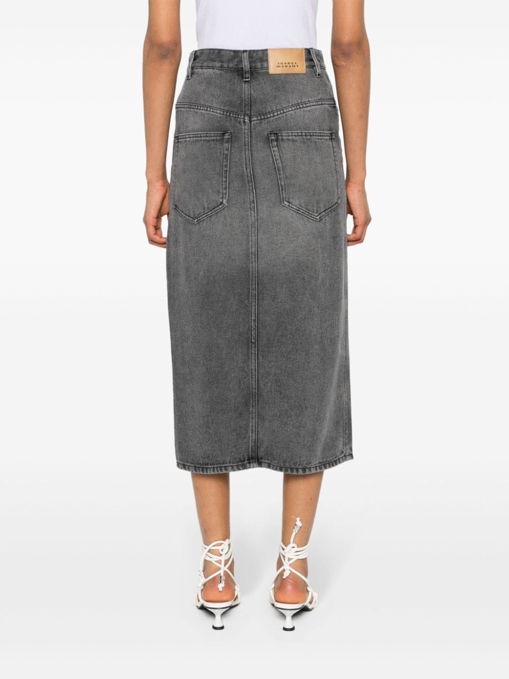 Tilauria denin midi skirt - 4
