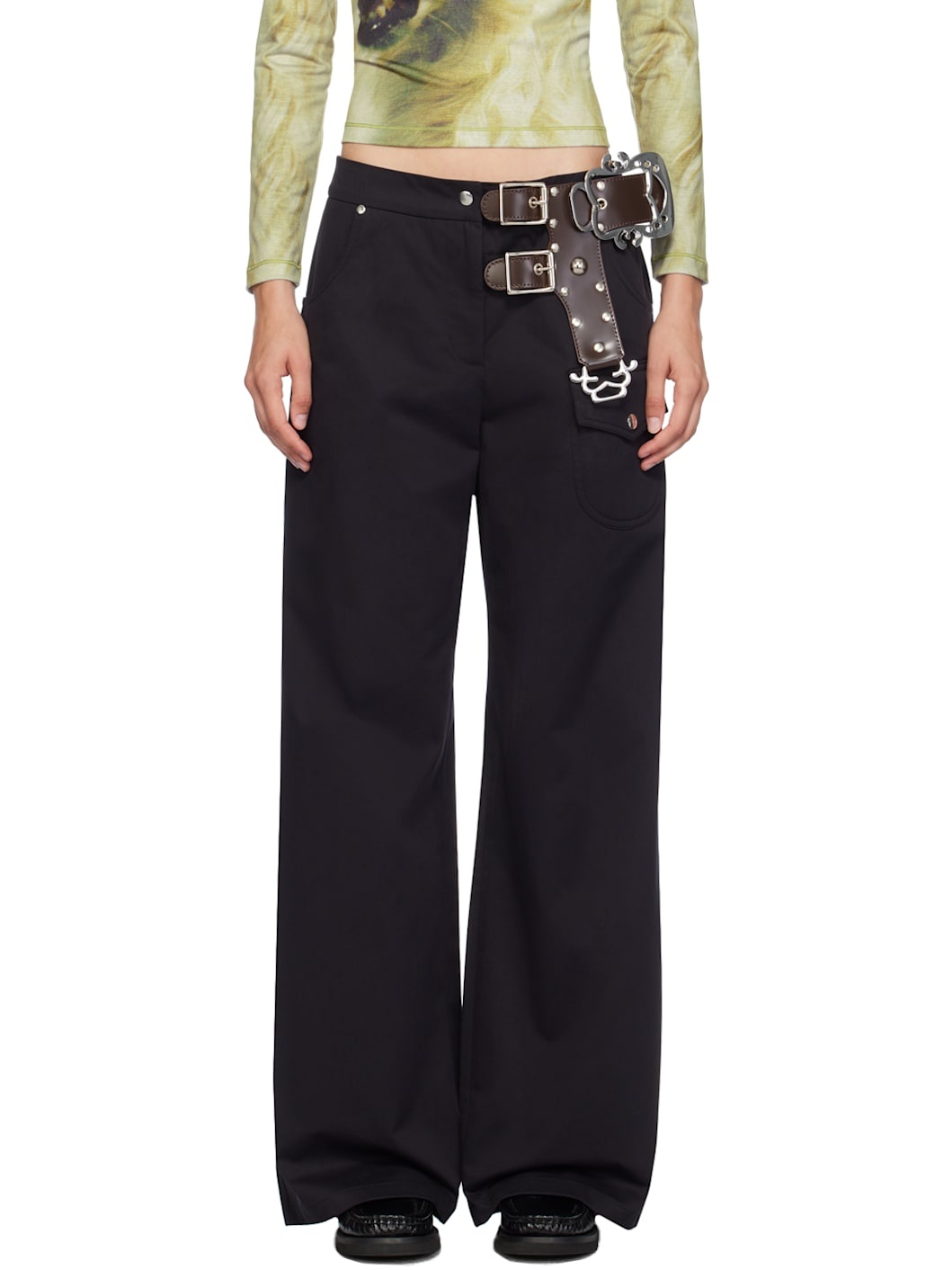 chopova lowena manrope トラウザーズ chopova lowena manrope トラウザーズ Mallow Carabiner Trousers