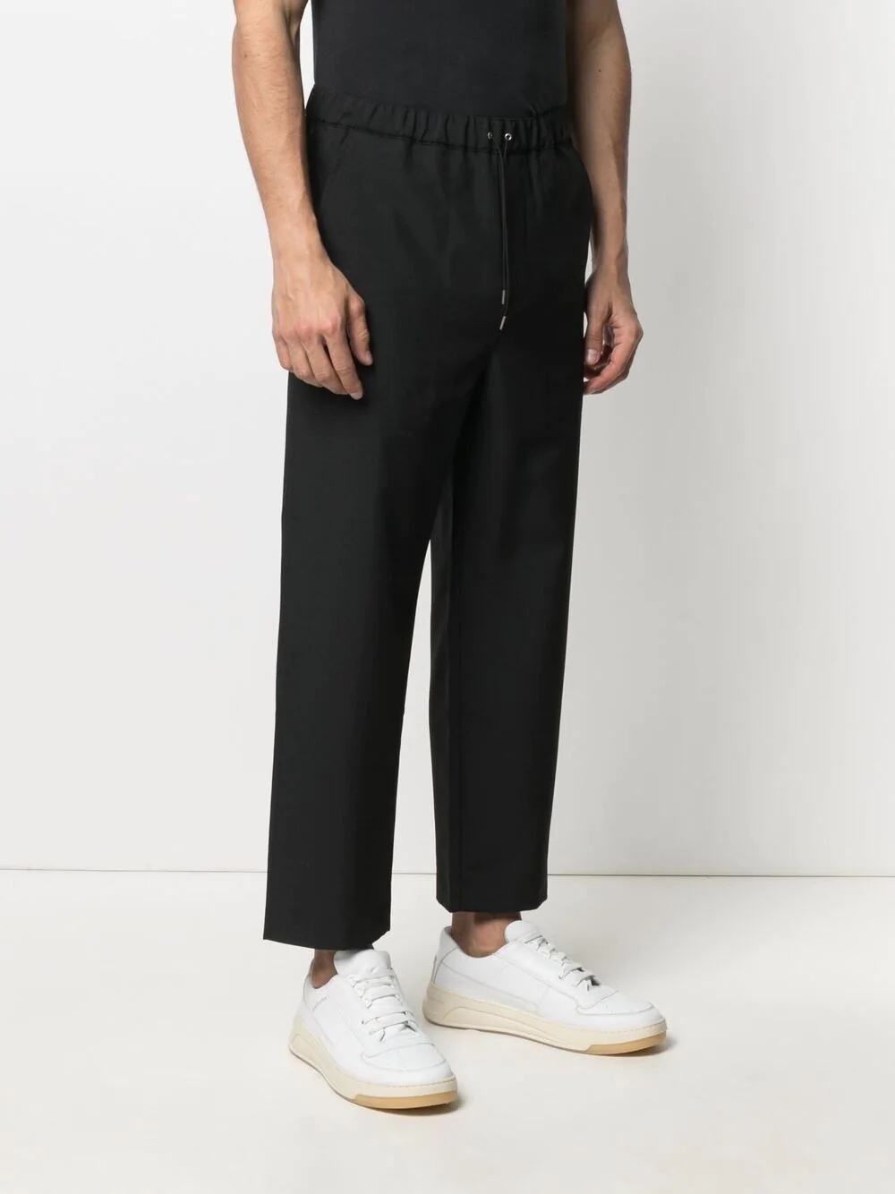 drawstring-waist trousers - 3