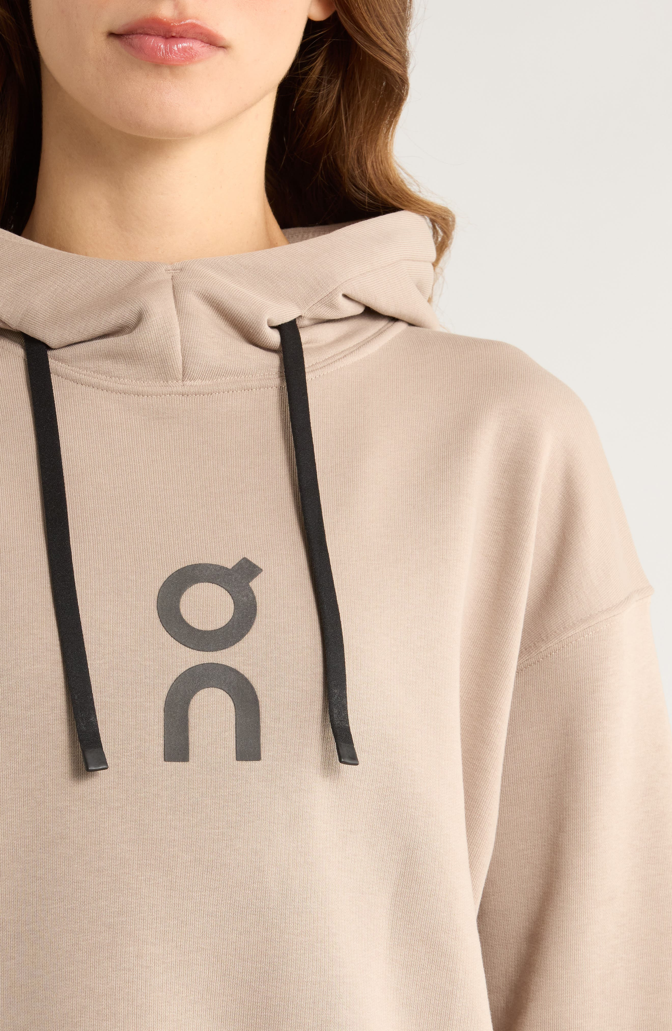 Club Oversize Organic Cotton Blend Hoodie in Desert at Nordstrom - 4