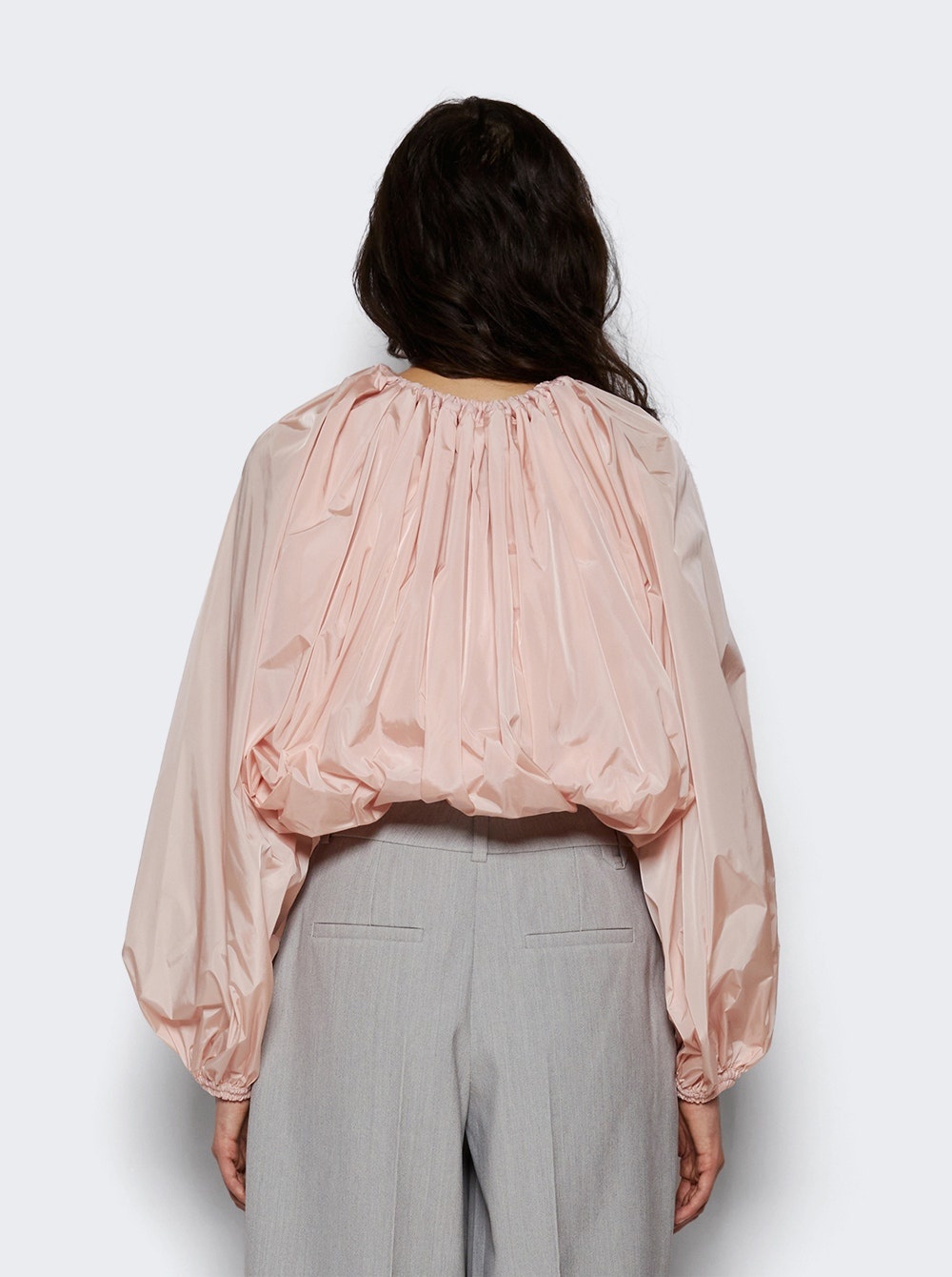 Short Puffed Jacket Rose Pale - 5