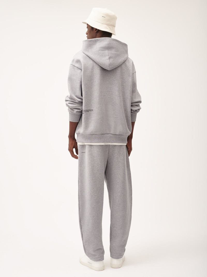 Mens DNA Barrel-Leg Track Pants - Grey Marl 3