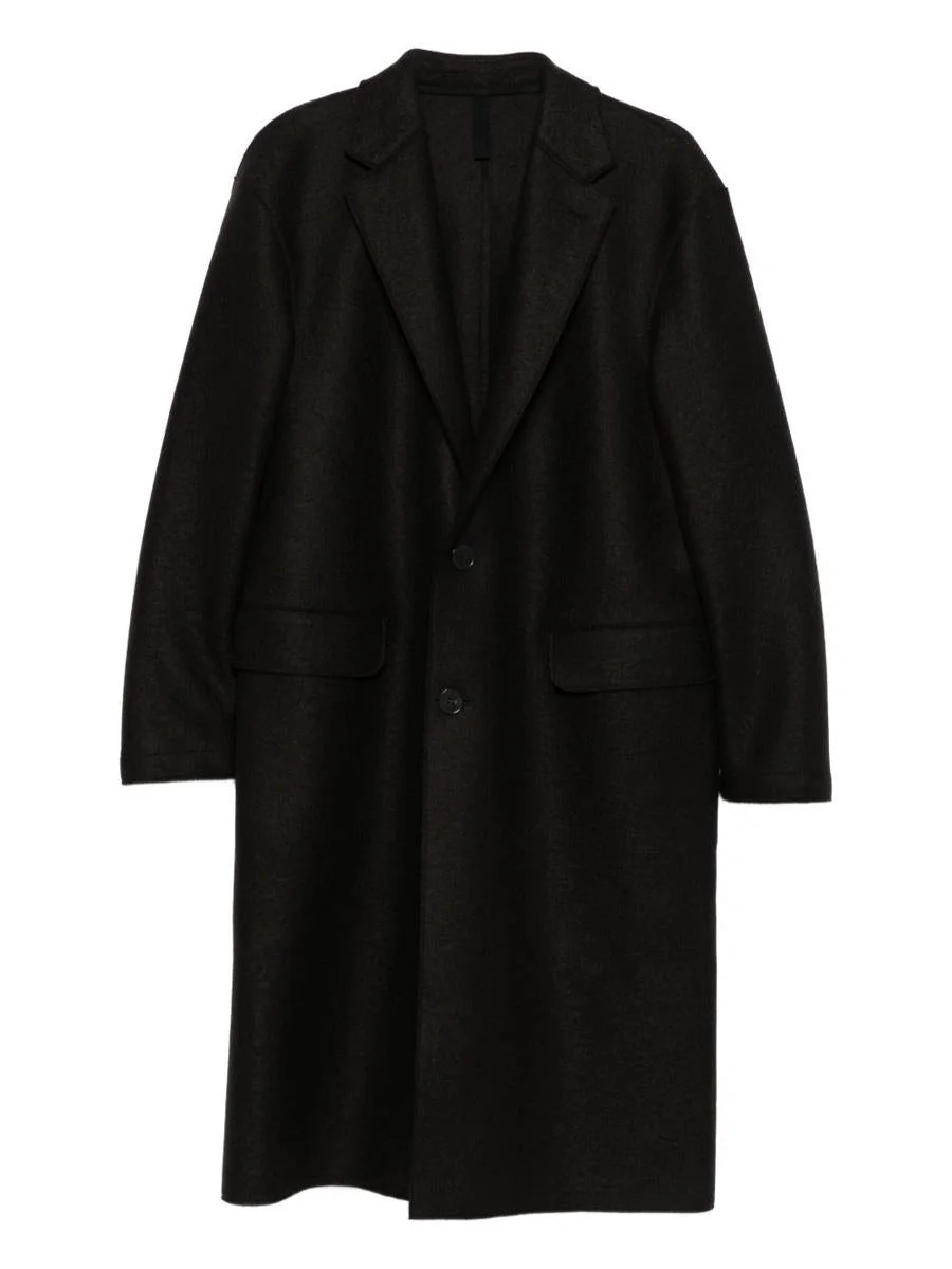 Harris Wharf London Oversize Long Coat In Brown Wool - 1