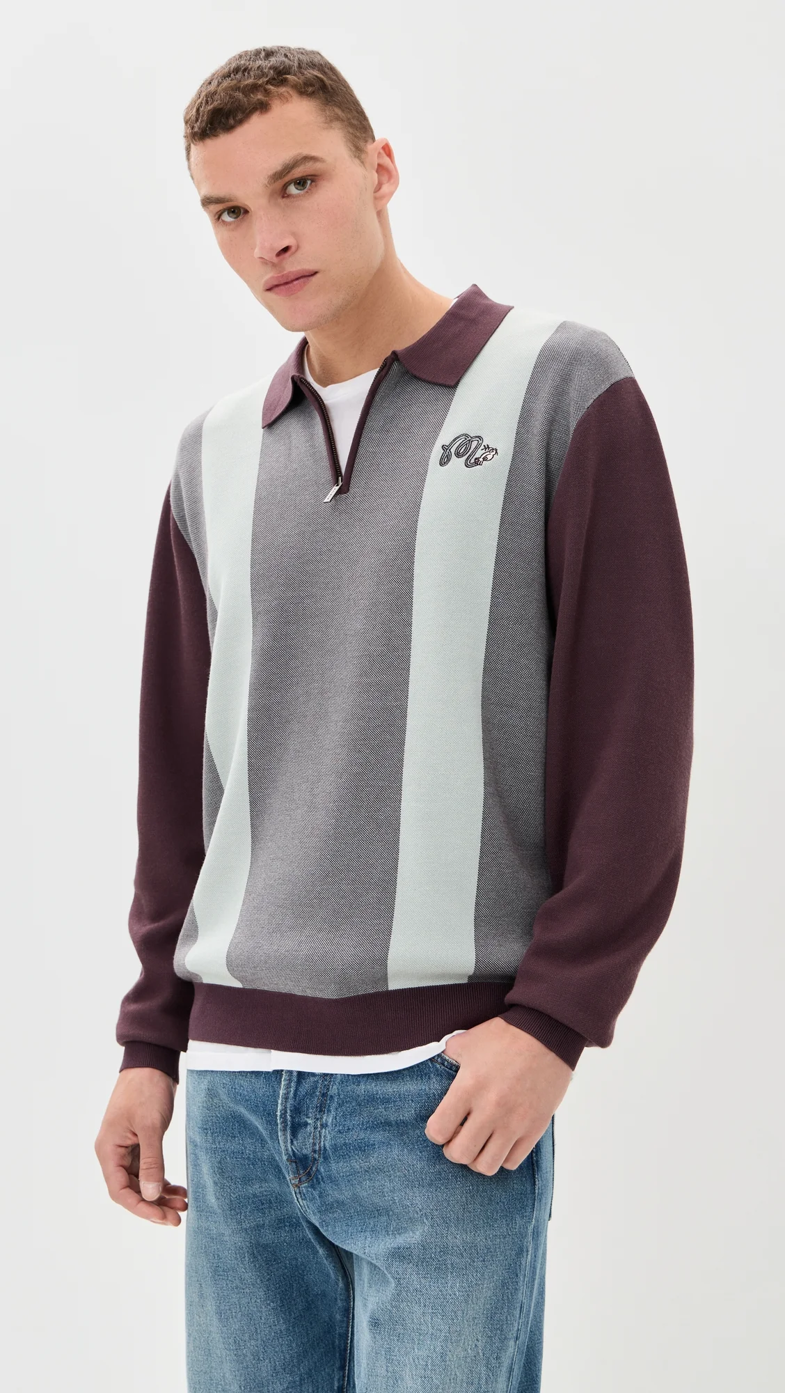 Hawk & Dove Polo Sweater - 1