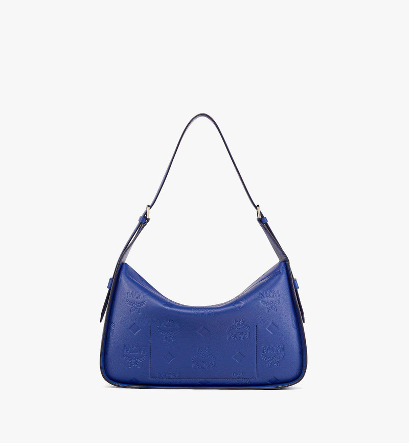 Aren E/W Flap Hobo in Embossed Monogram Leather 5