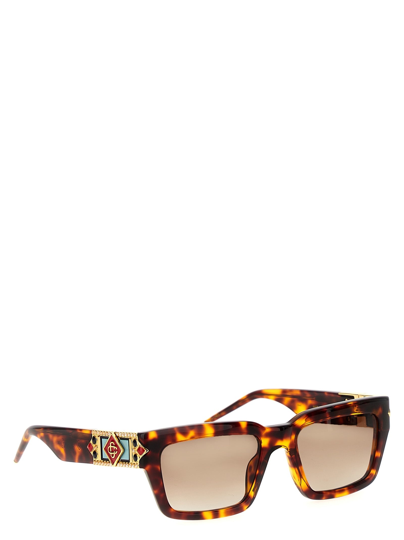 The Tortoiseshell Square Metope Sunglasses Brown - 2