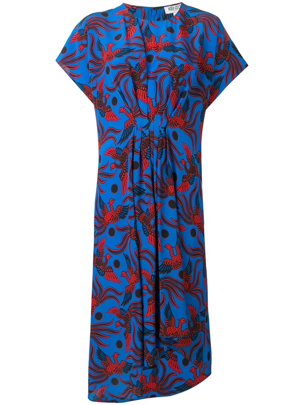 phoenix print dress - 1