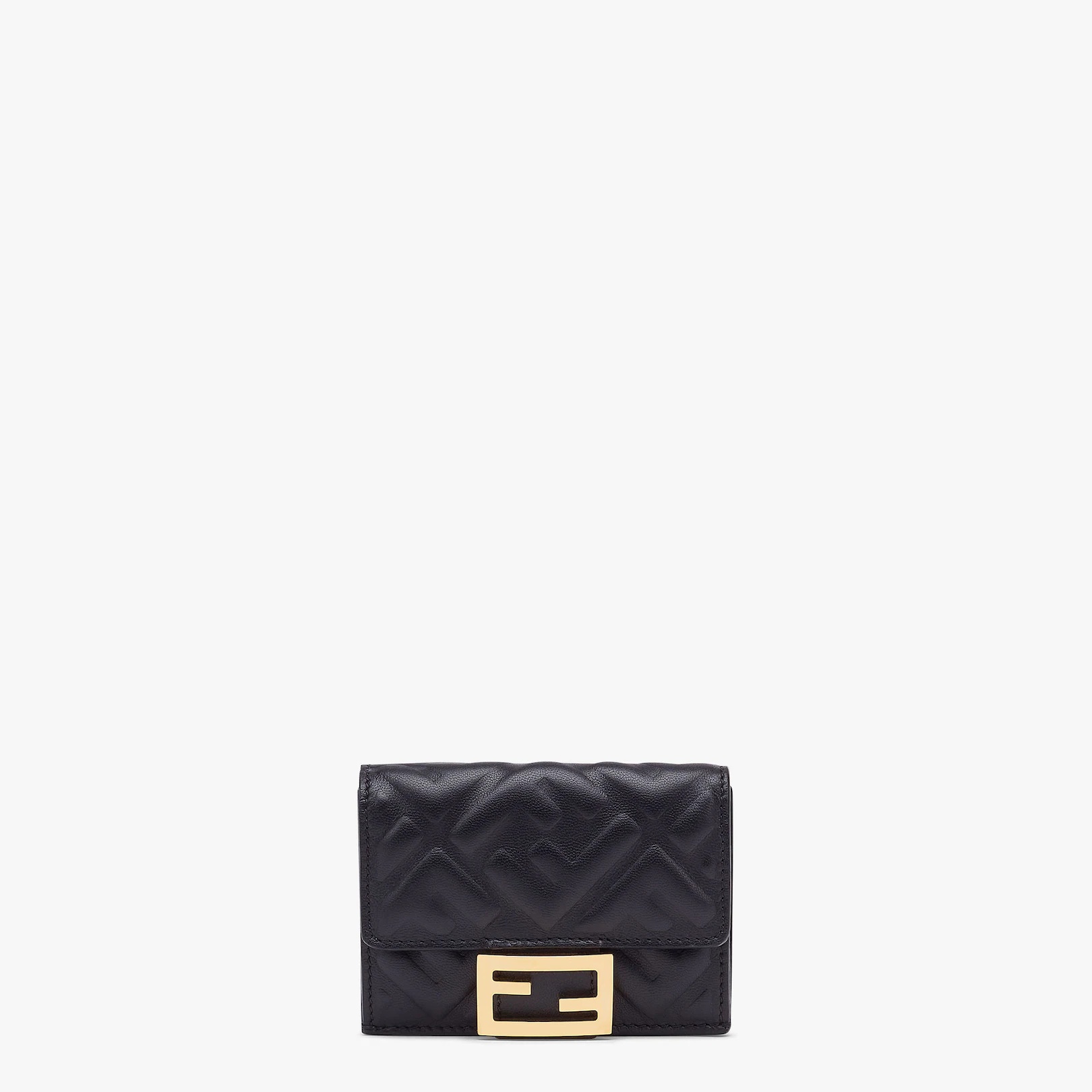 Black nappa leather wallet - 1