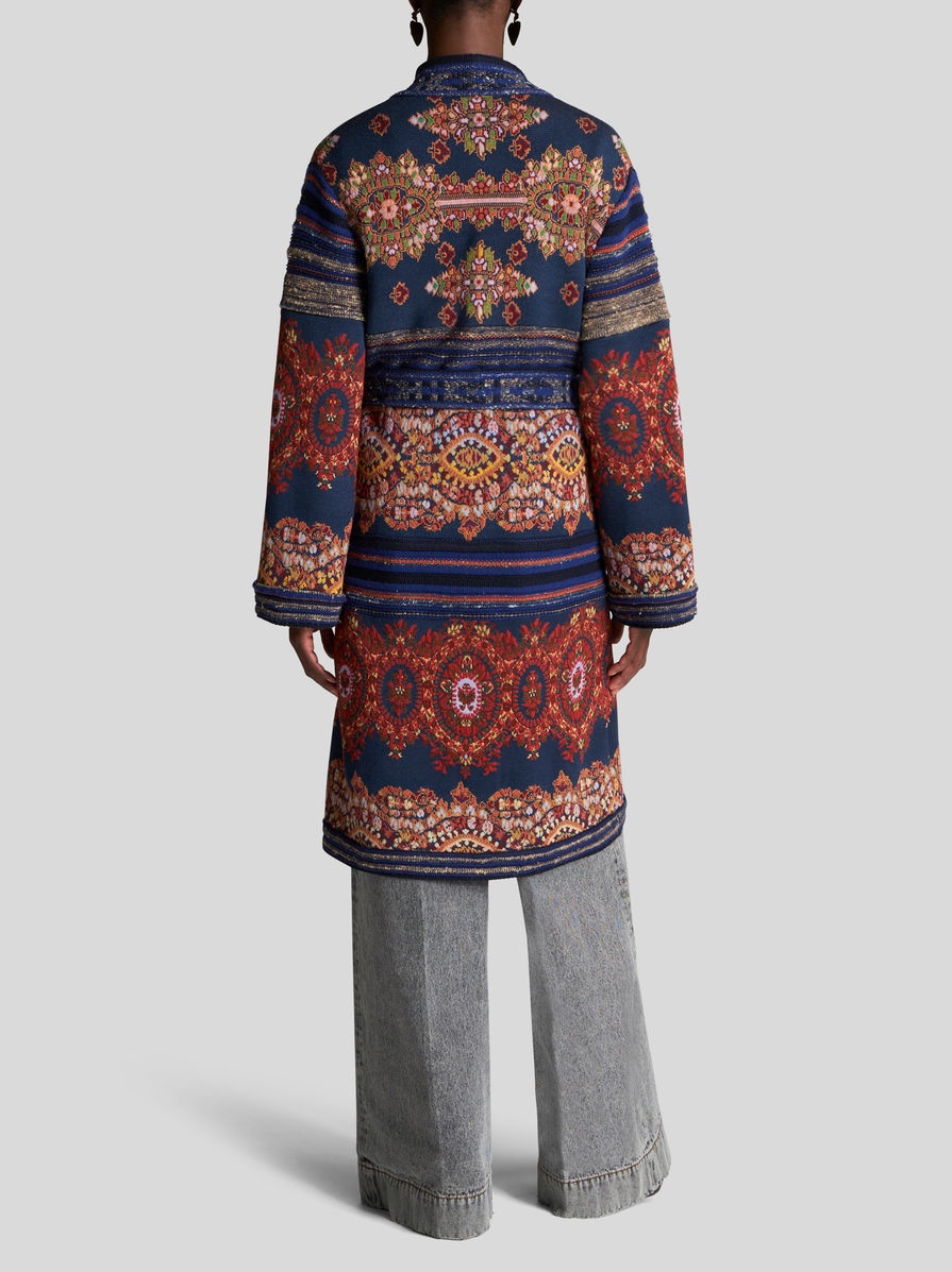 JERSEY JACQUARD COAT - 5