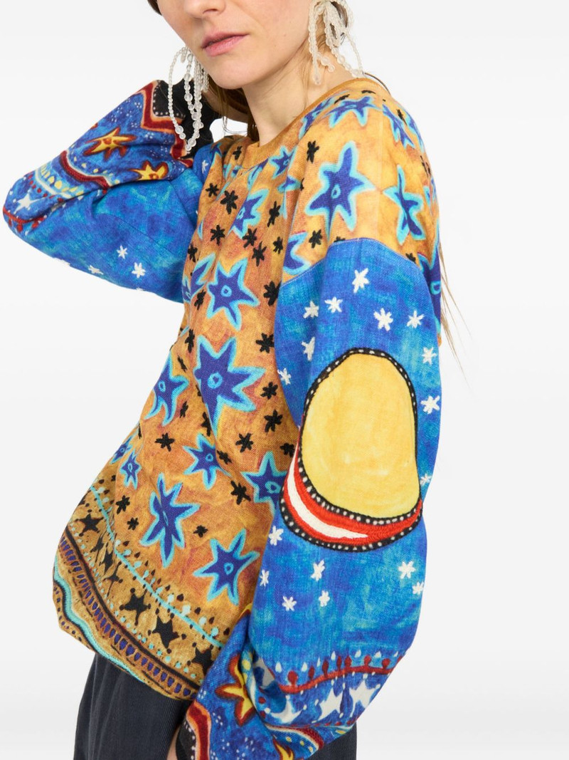 star-flower wool sweater 5