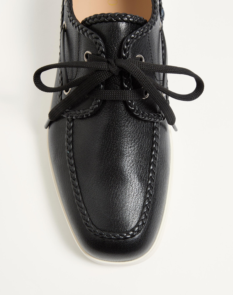 Valentino PALM AVENUE KIDSKIN BOAT SHOE outlook