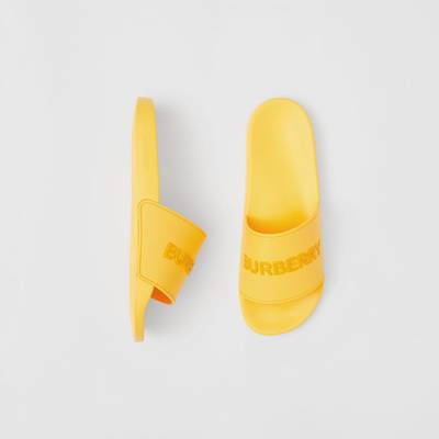 Burberry Embossed Logo Slides outlook