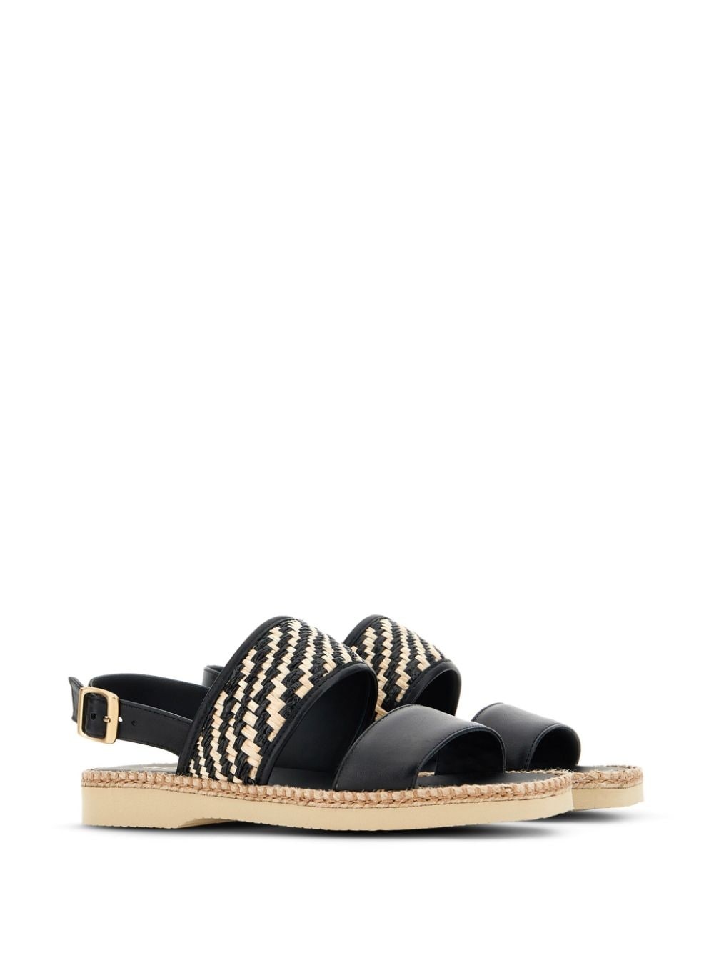 H660 woven leather sandals - 2