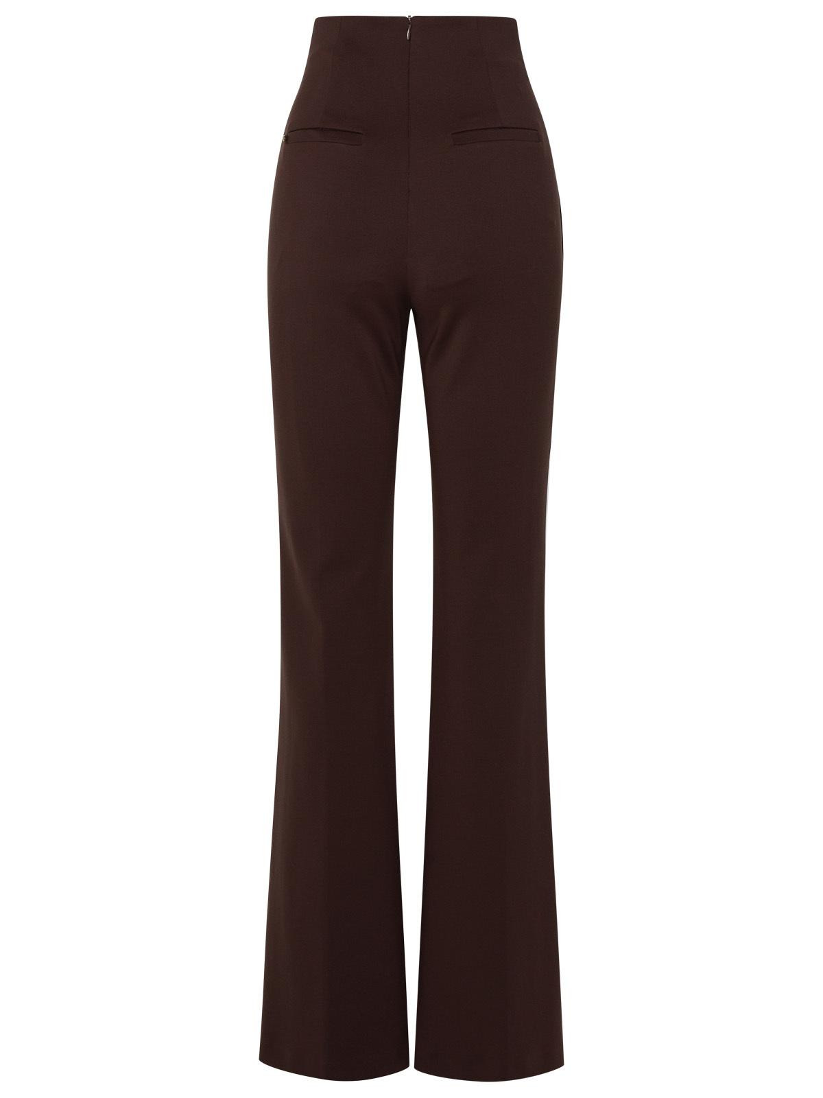 Sportmax Brown Polyamide Trousers Women - 3