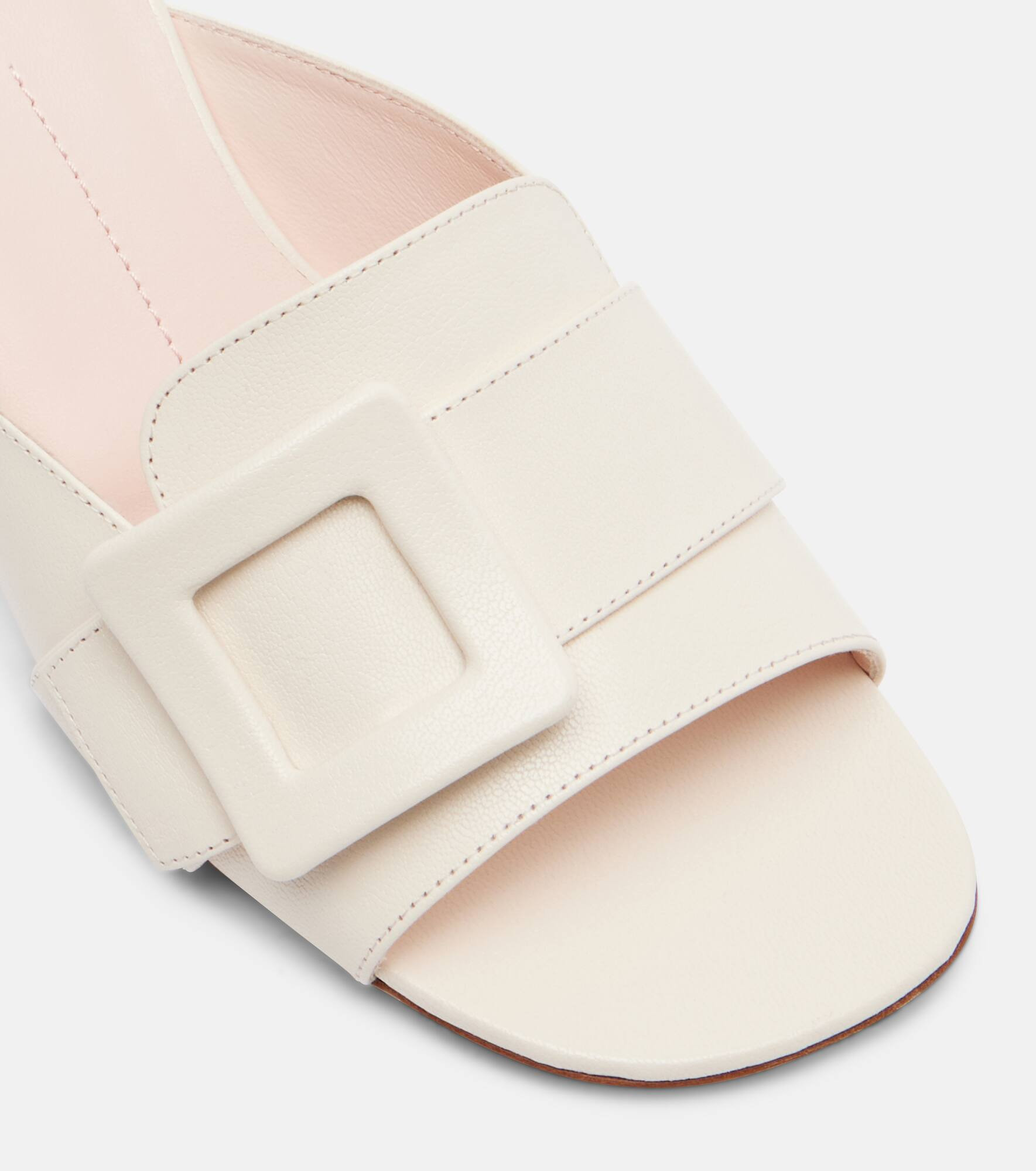 Viv‘ Choc leather mules - 5