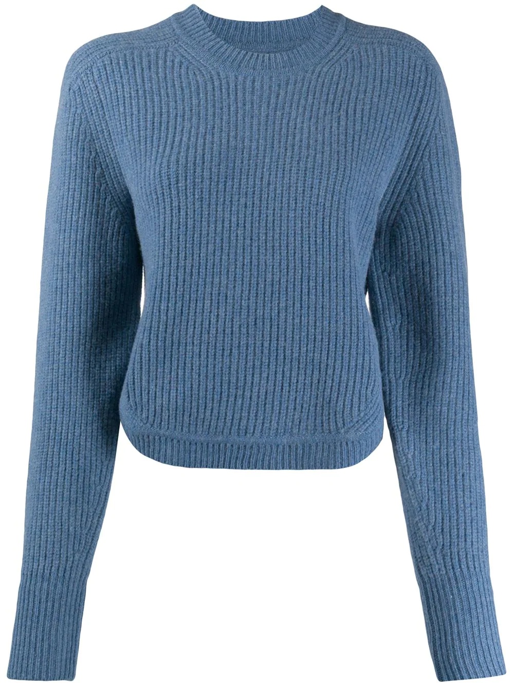 ribbed cashmere jumper - 1