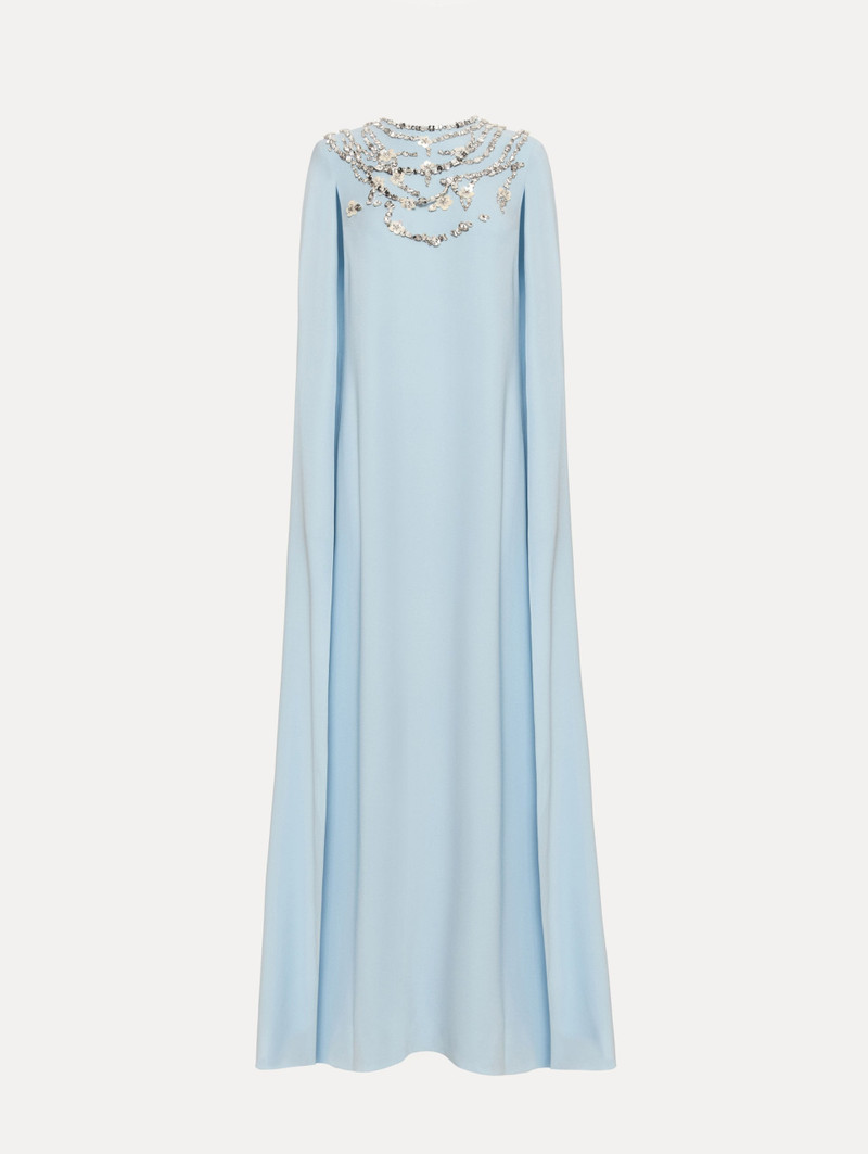 CRYSTAL NECKLACE EMBROIDERED CAFTAN 1