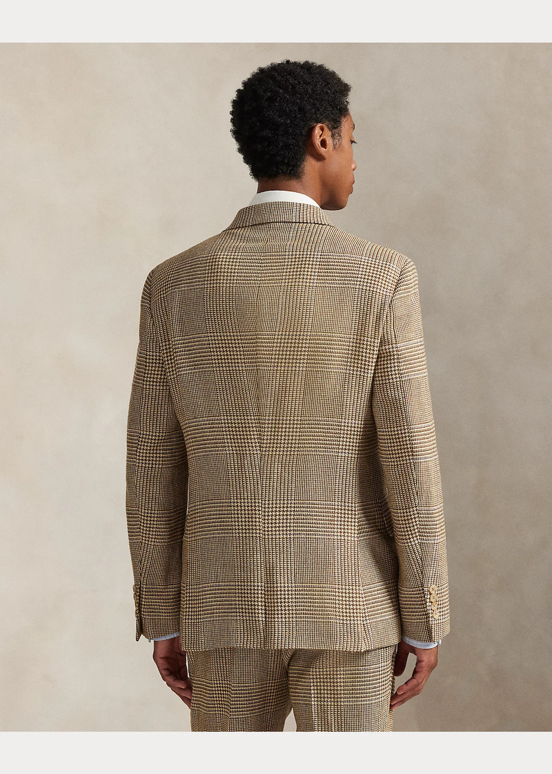 Polo Tailored Fit Plaid Suit Jacket 4
