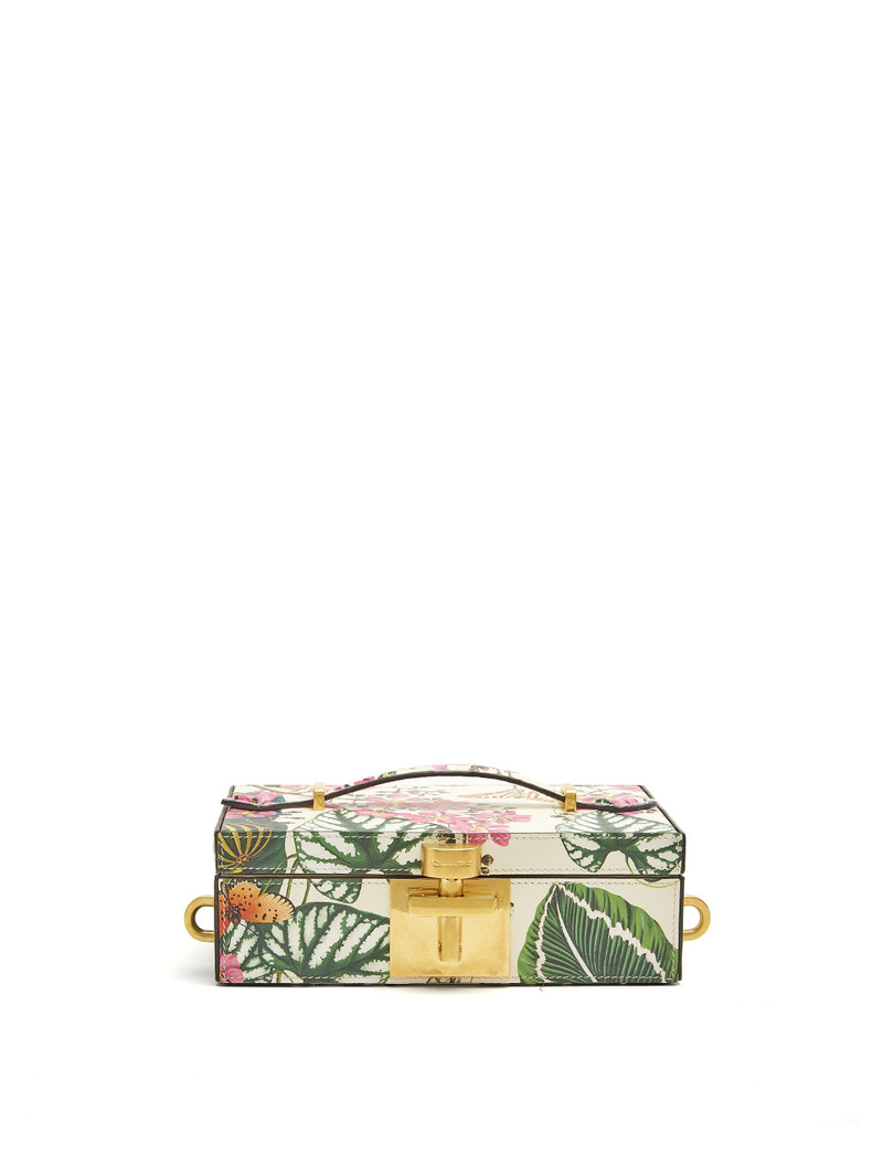 MIXED BOTANICAL PRINTED ALIBI MINAUDIERE 1