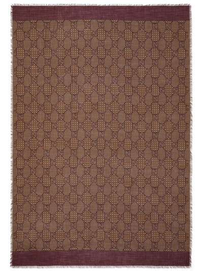 GUCCI GG geometric-print scarf outlook