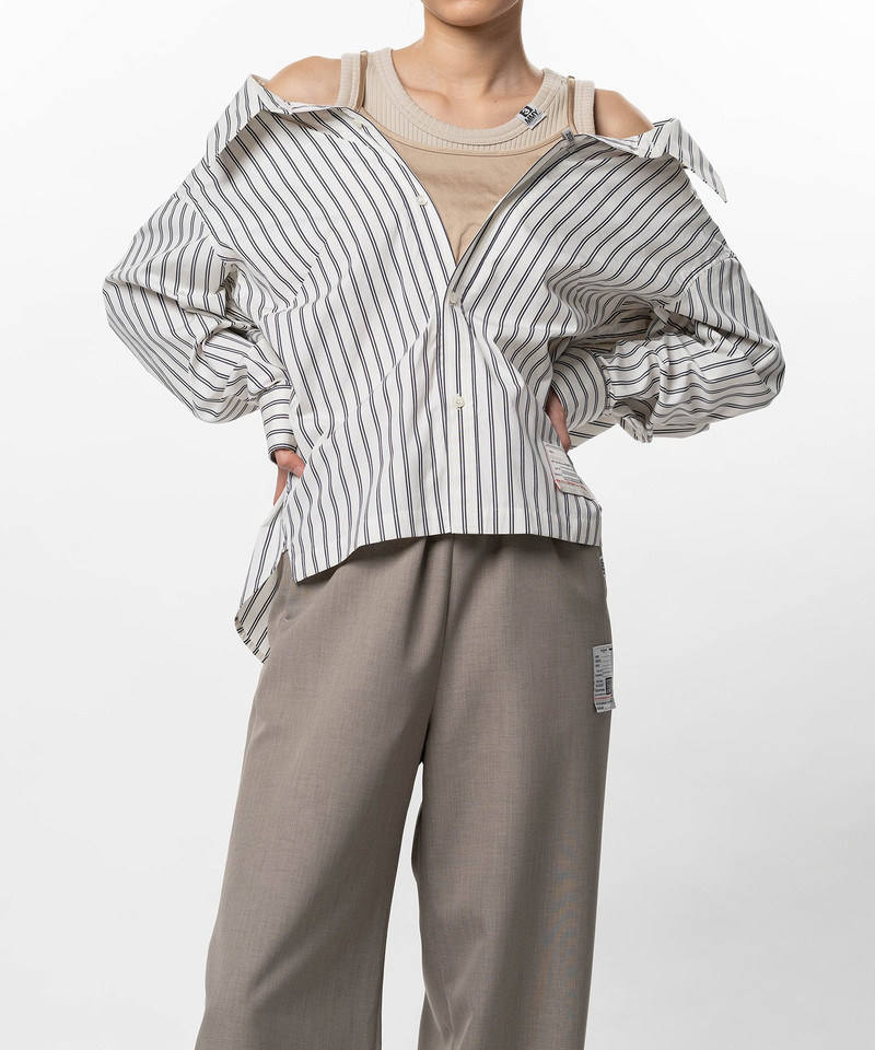Triple Layered Stripe Shirt 7