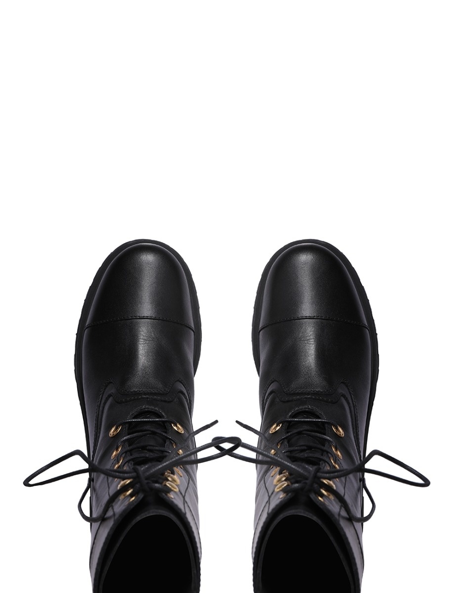 LACE UP COMBAT BOOT - 8