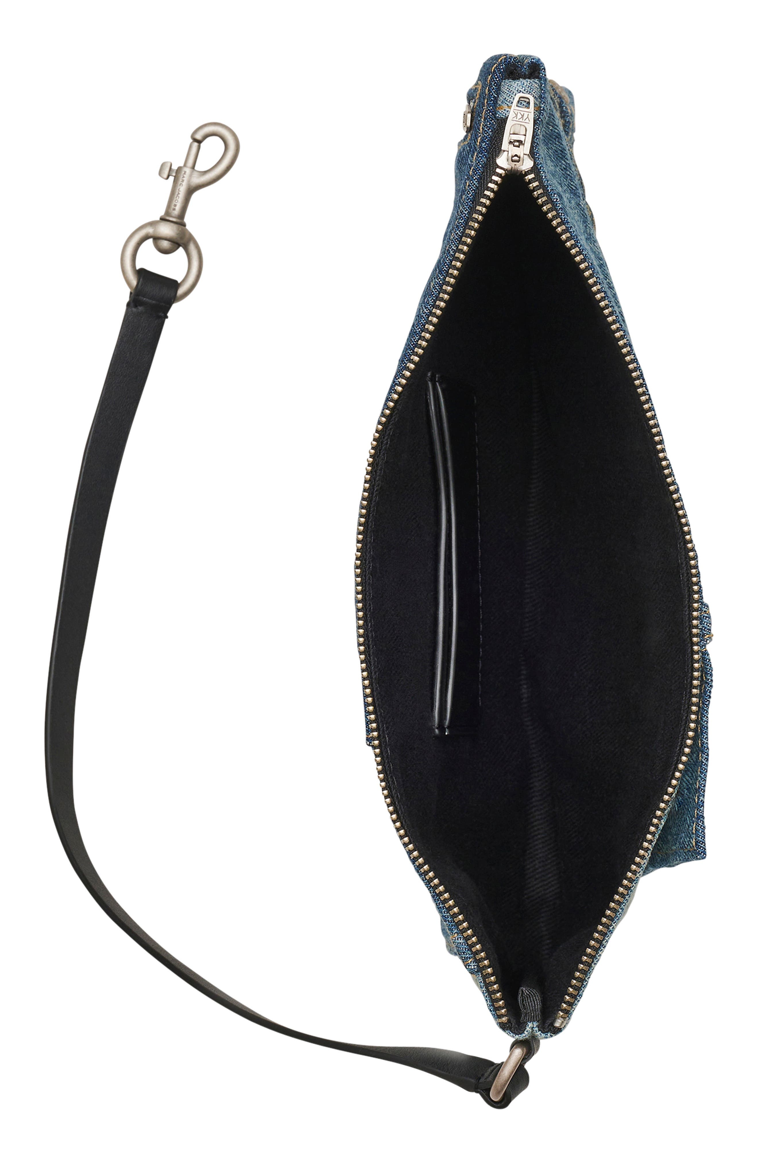 Marc Jacobs The Sack Deconstructed Denim Shoulder Bag in Indigo Multi at Nordstrom - 8