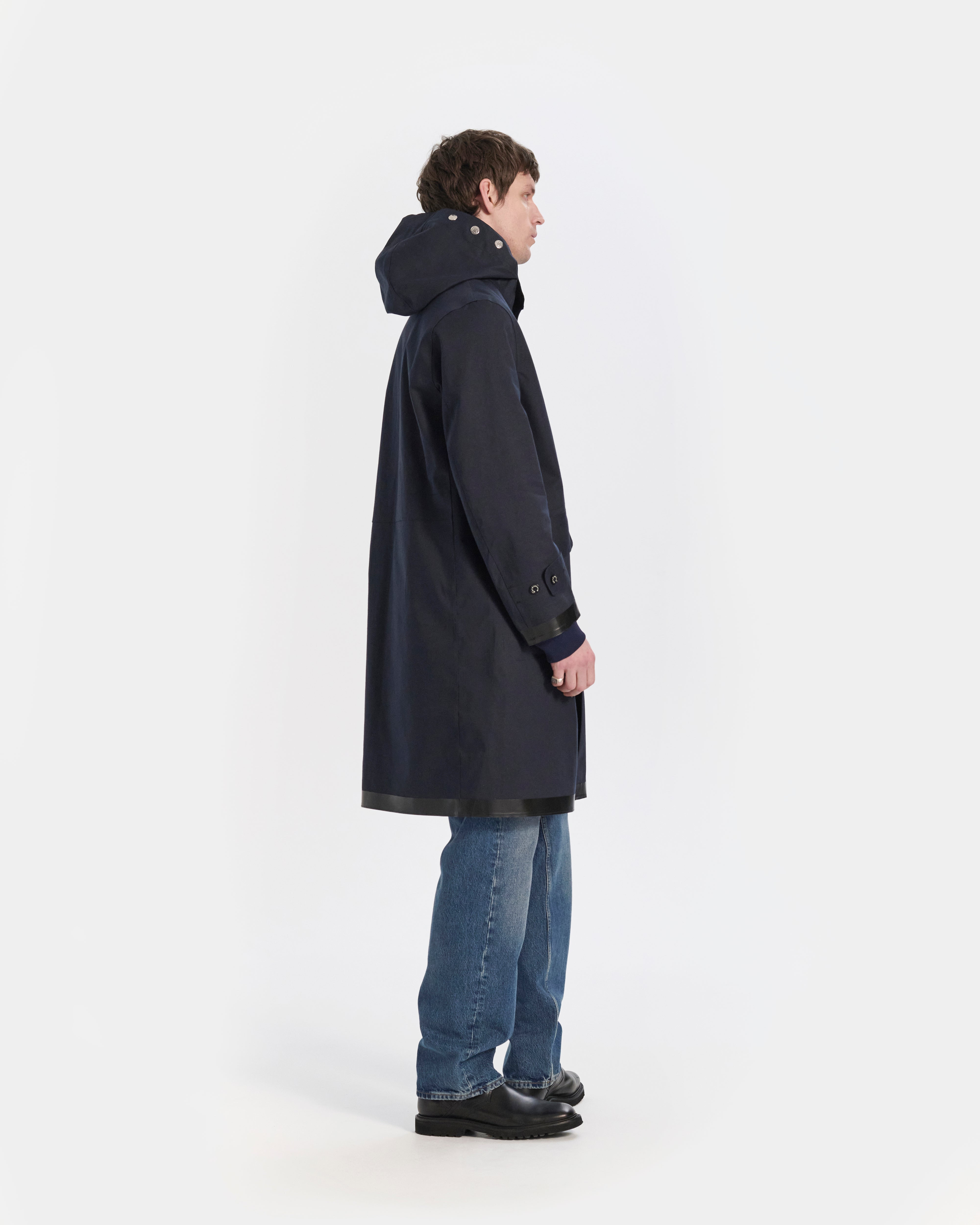 Kirkton Rubberised Hooded 3/4 Length Coat - 2