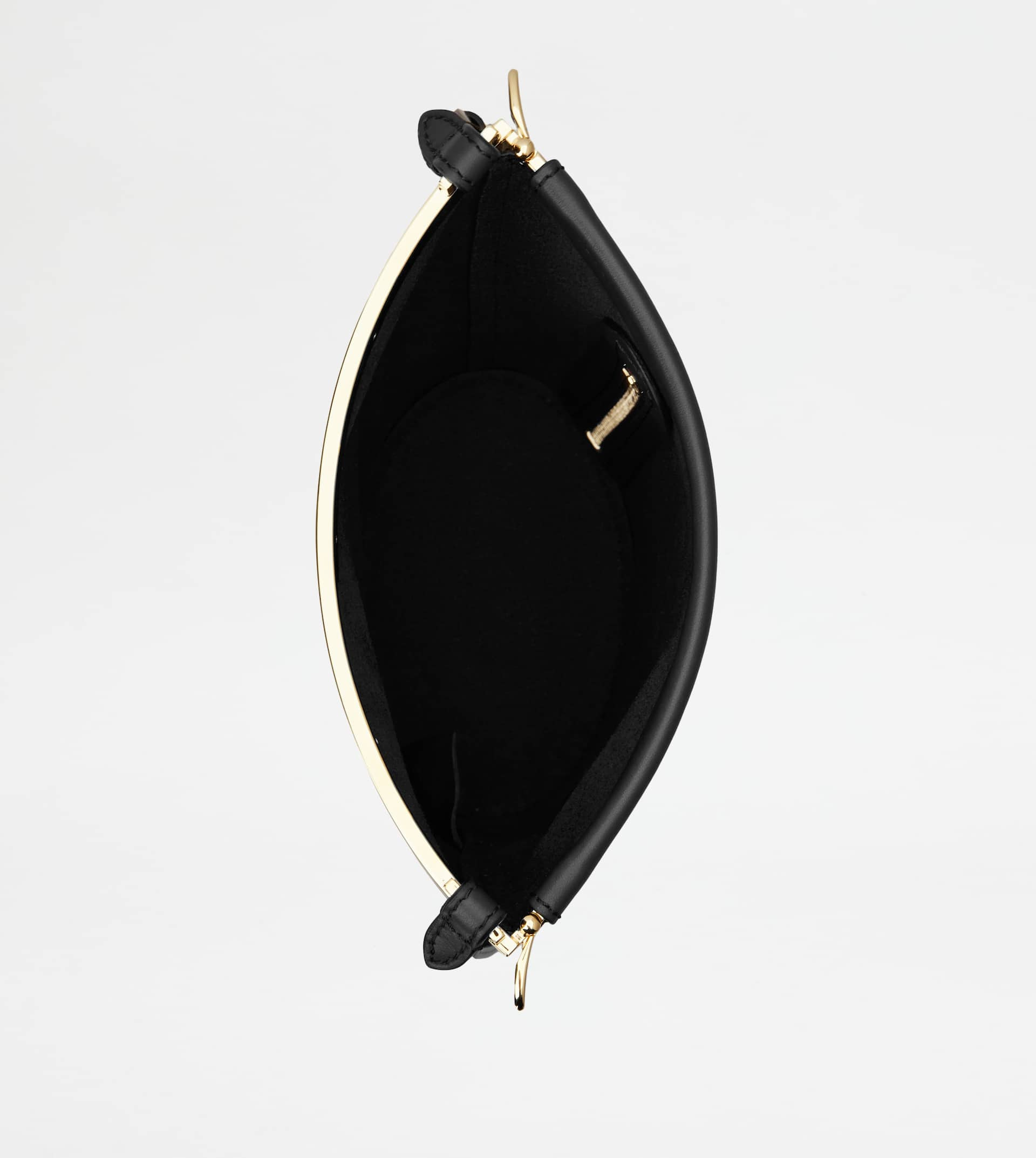 TOD'S MAGENTA BAG BUCKET BAG IN LEATHER MINI - BLACK - 4