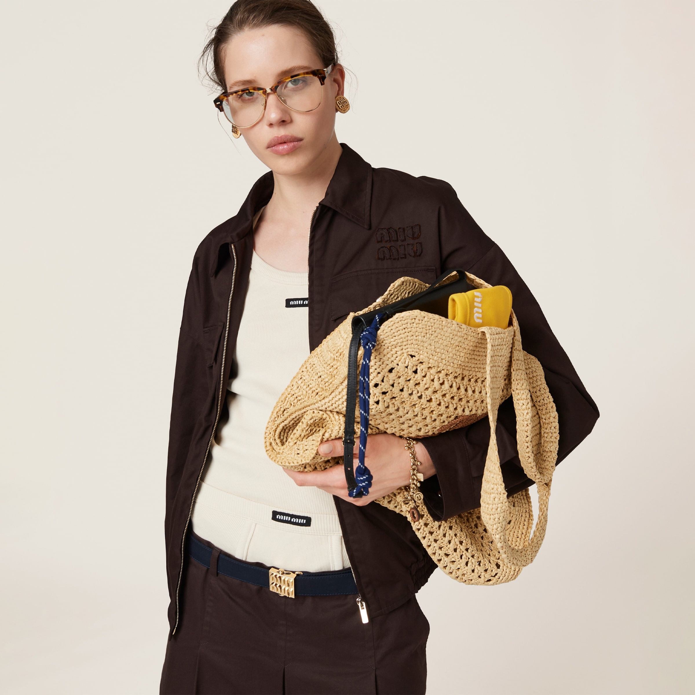 Washed gabardine blouson jacket - 2