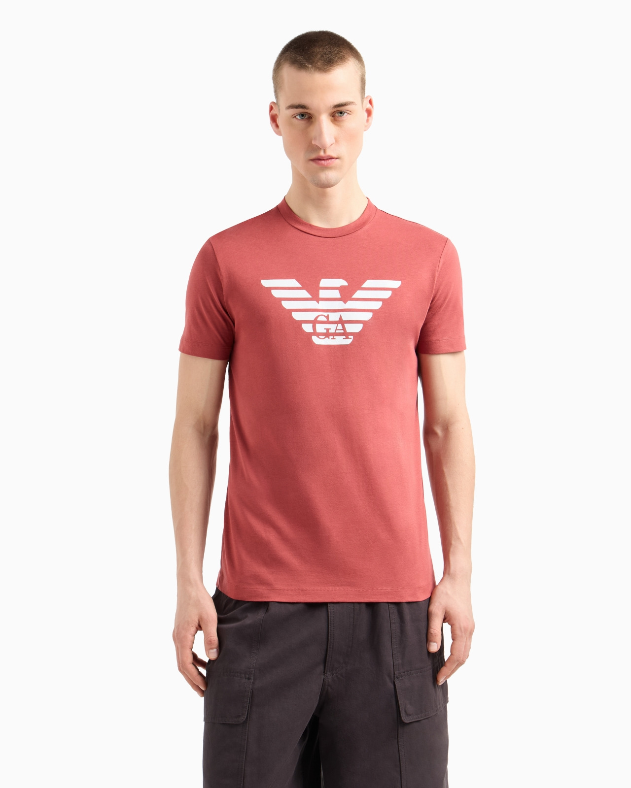 PIMA-JERSEY T-SHIRT WITH LOGO PRINT - 4