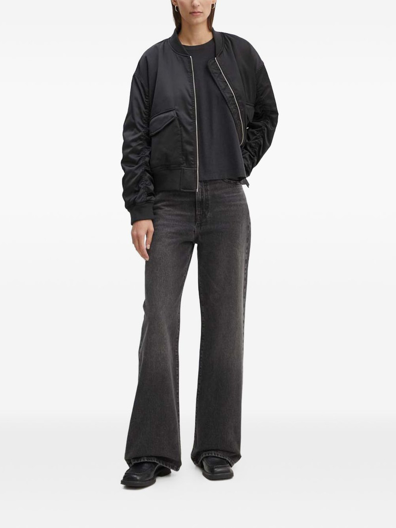 Levi's gathered-sleeve bomber jacket outlook