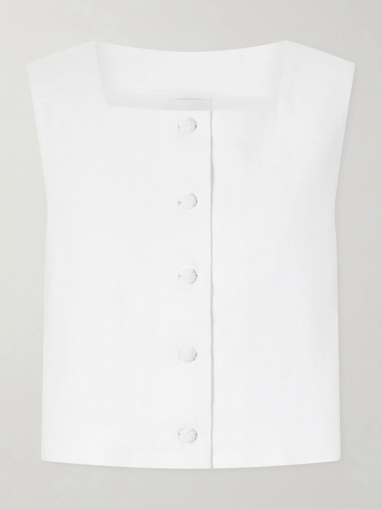 Rio linen tank top White - 1