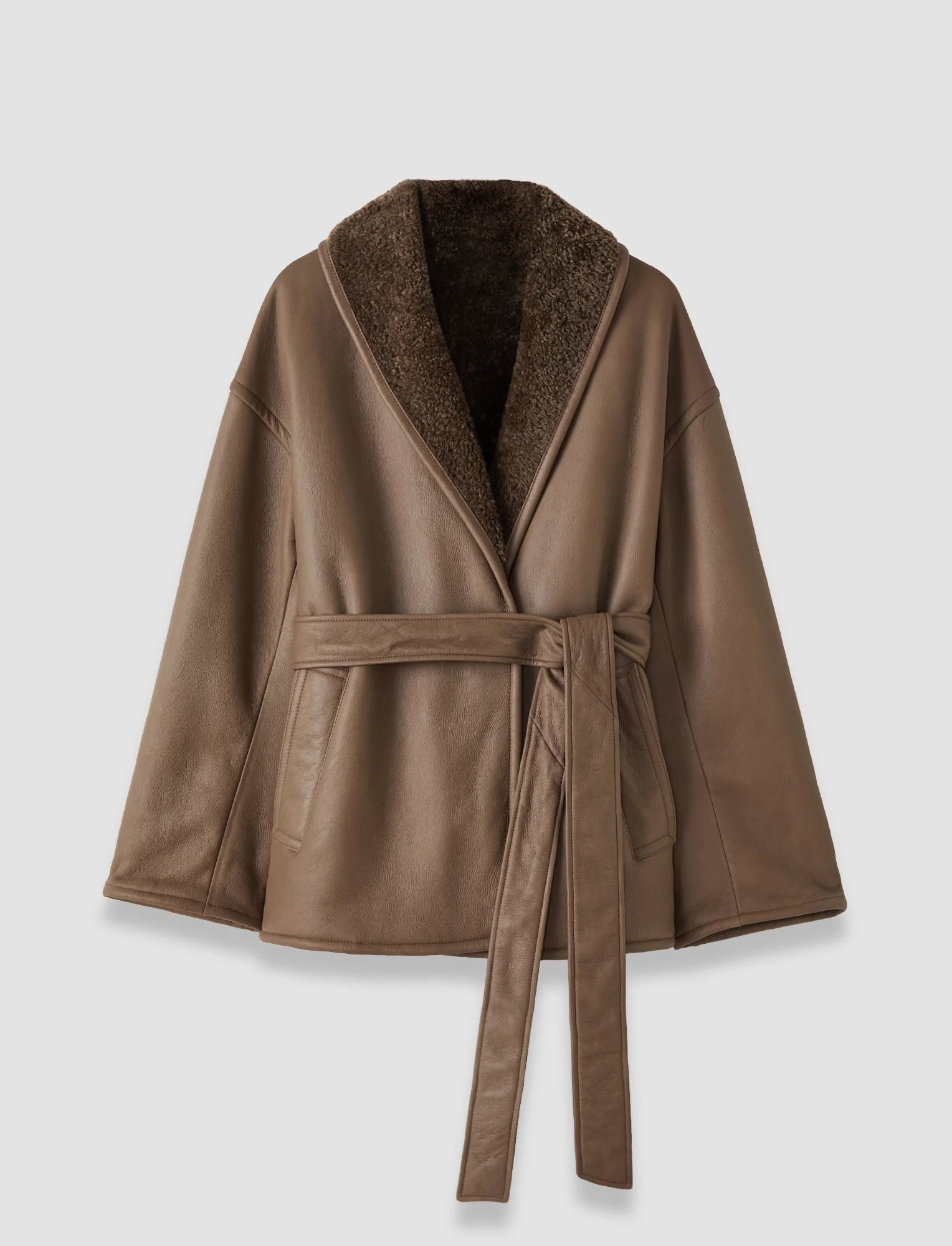 Manu Textured Shearling Jacket - 1