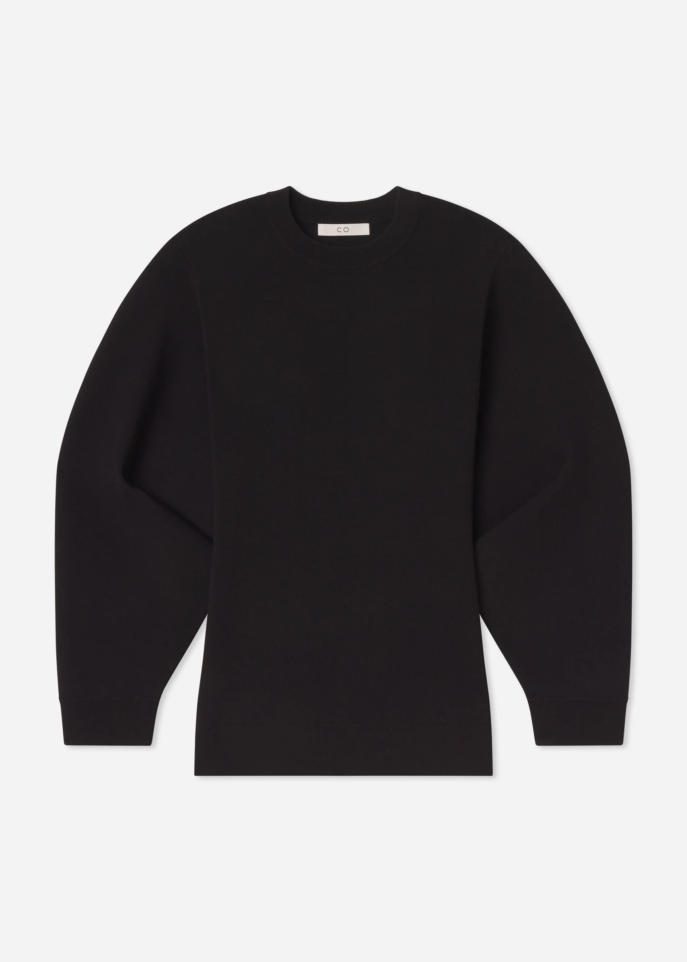 Crewneck Tunic Top in Stretch Knit - 1