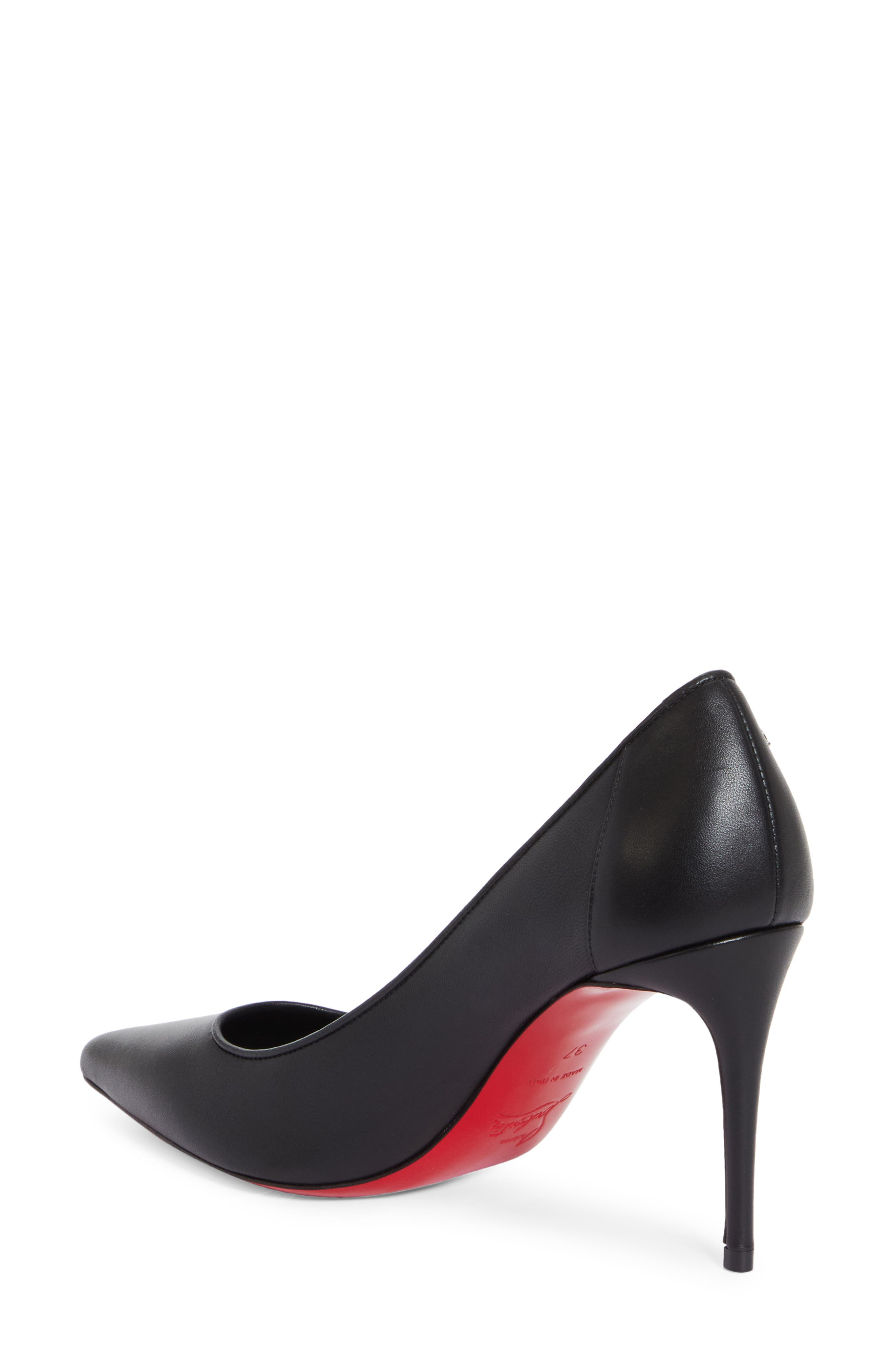 Christian Louboutin Sporty Kate Pointed Toe Pump in B439 Black/Lin Black at Nordstrom - 2