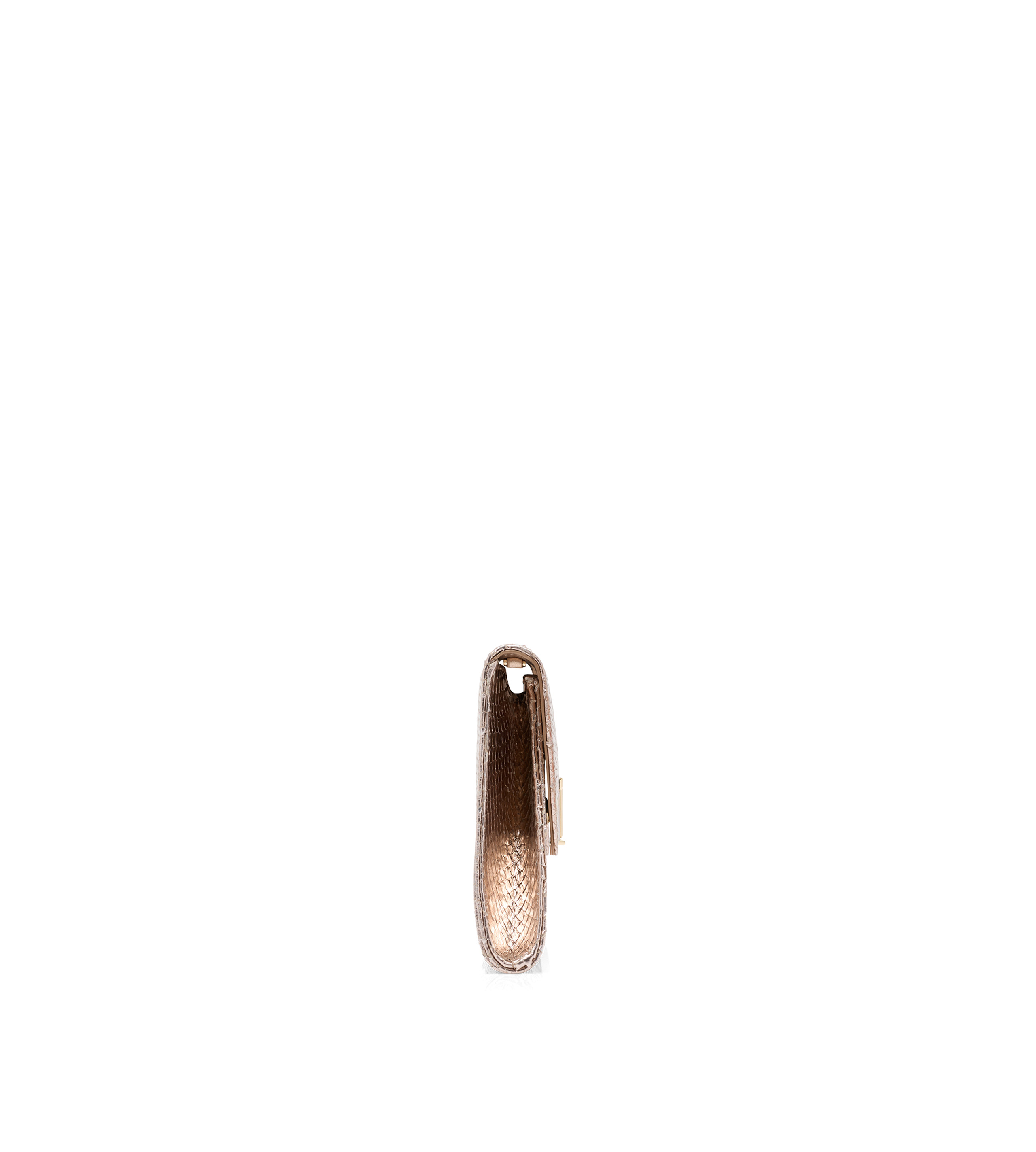LAMINATED STAMPED PYTHON NOBILE CLUTCH - 2