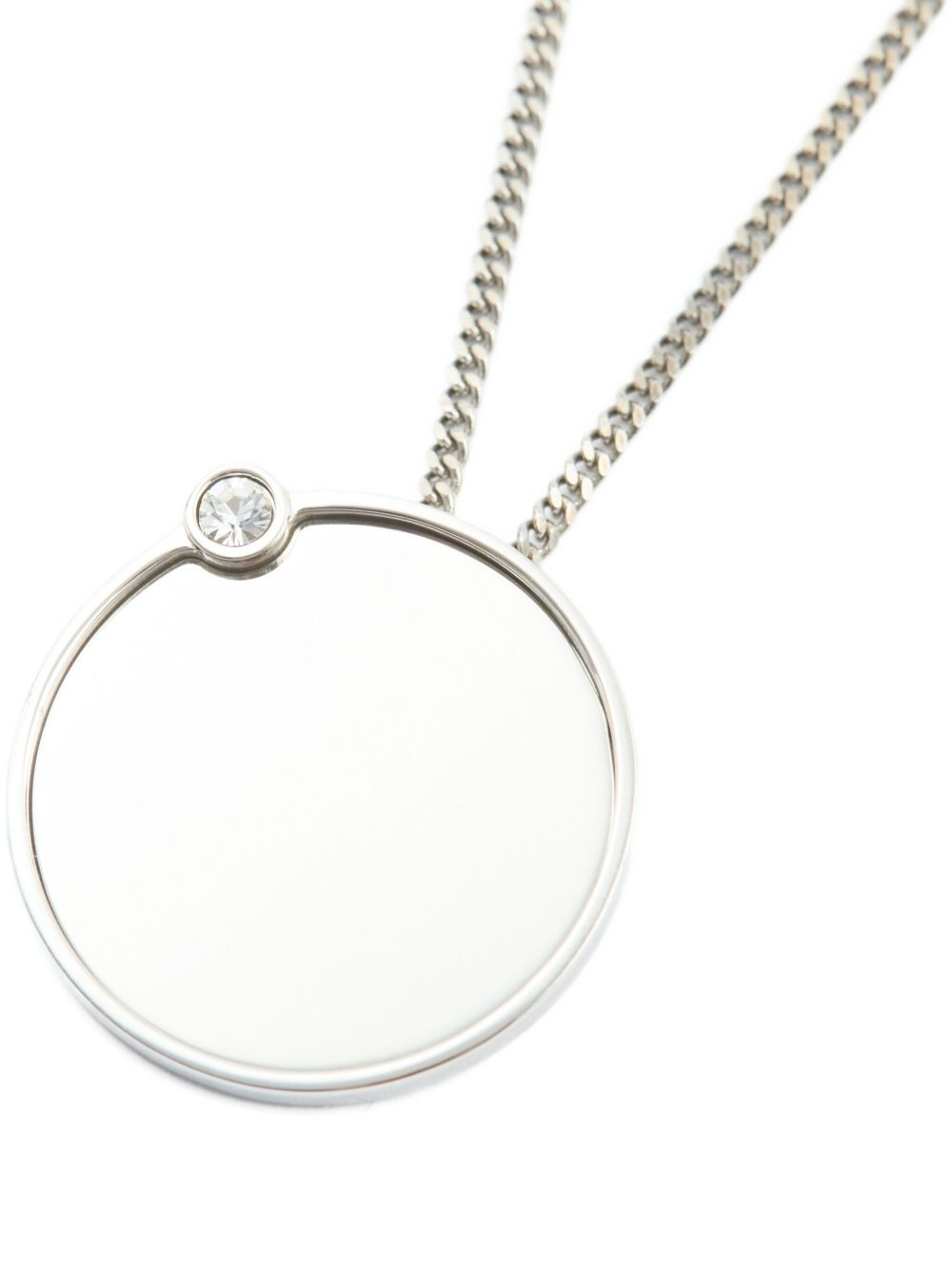 mirror-pendant necklace - 2