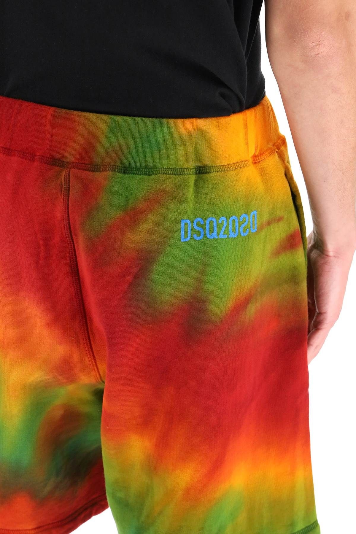 TIE-DYE SHORT SWEATPANTS - 5