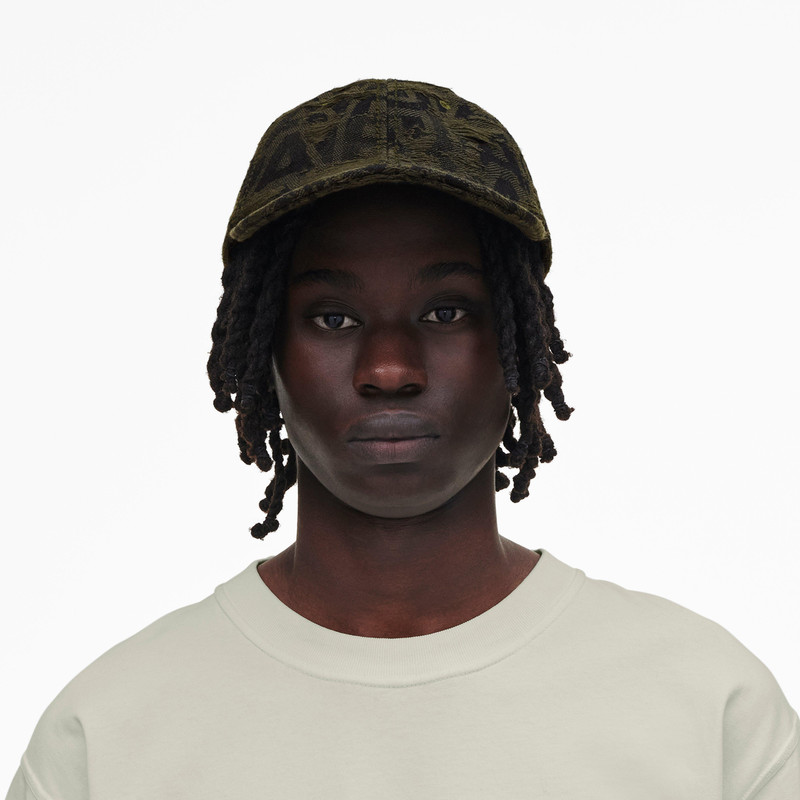 DISTRESSED MONOGRAM BASEBALL CAP 7