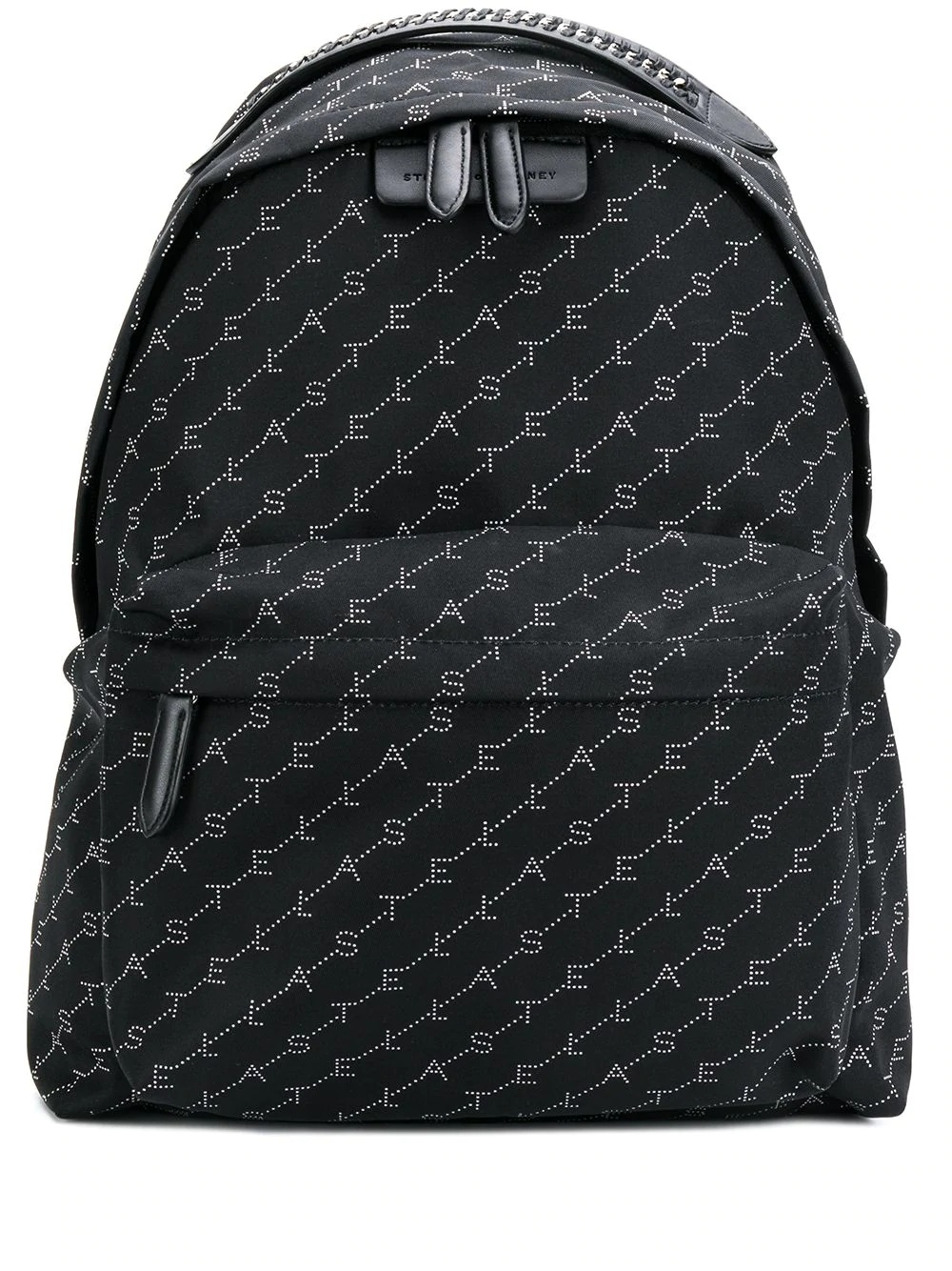 monogram logo backpack - 1