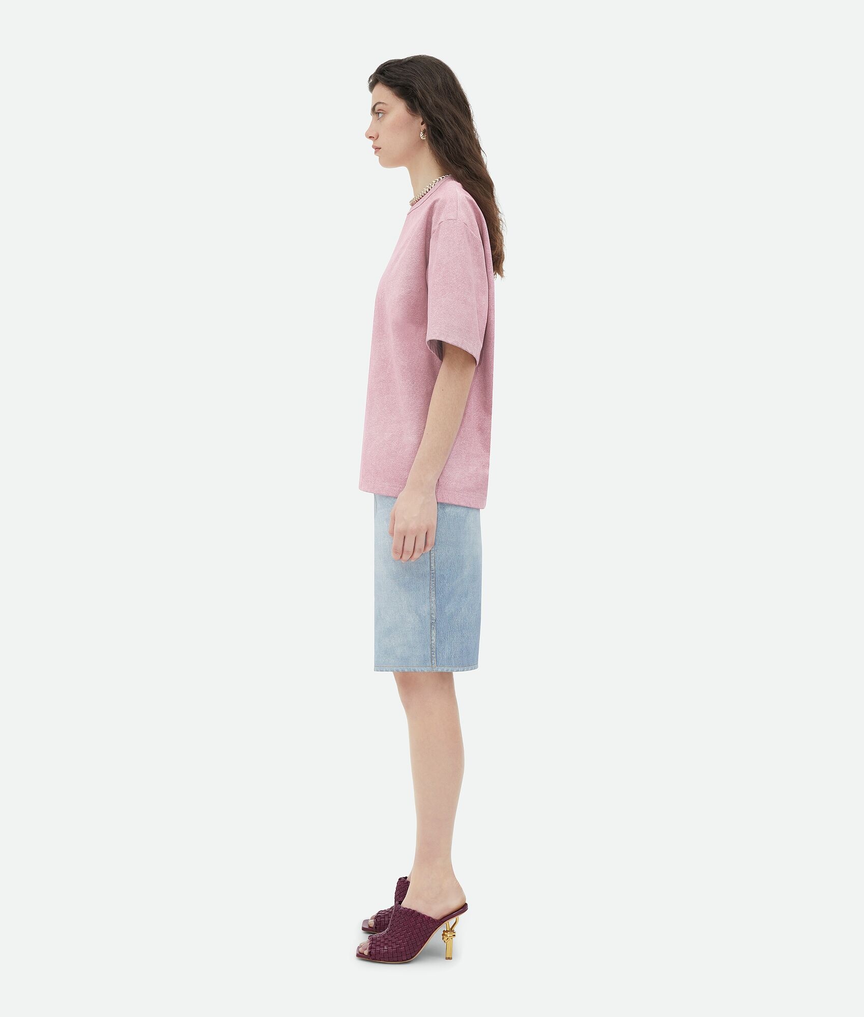 Printed Leather Relaxed Jersey T-Shirt - 2