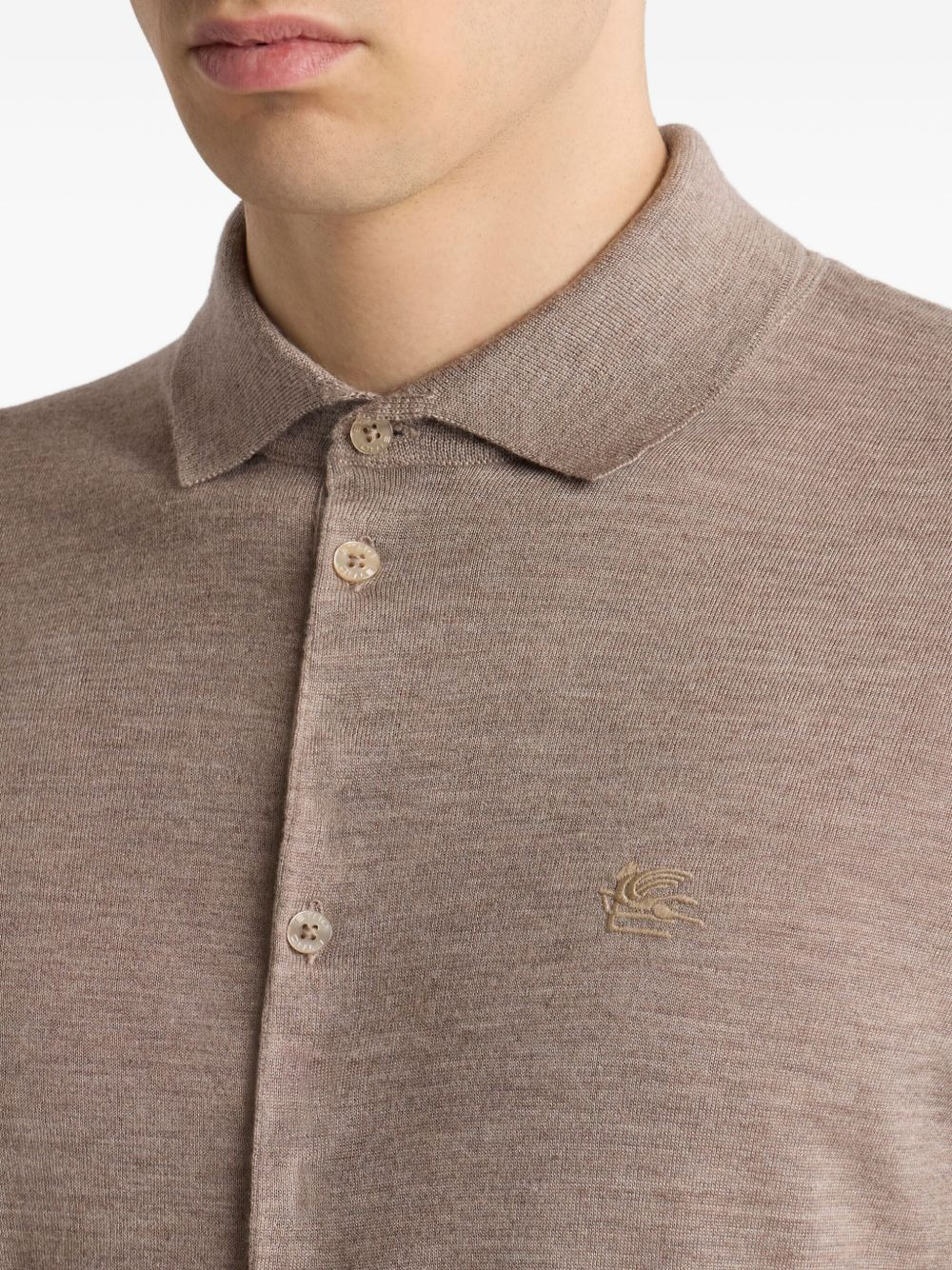 embroidered cashmere silk cardigan - 4