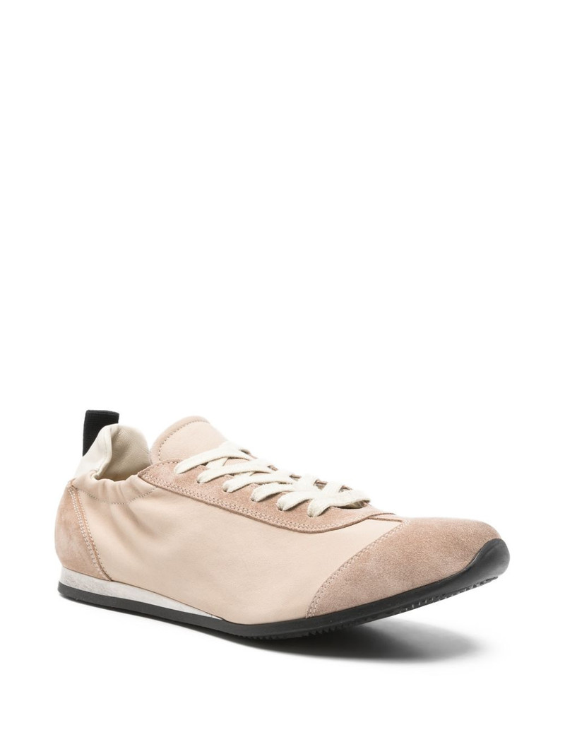 UMA WANG panelled suede-trim sneakers outlook